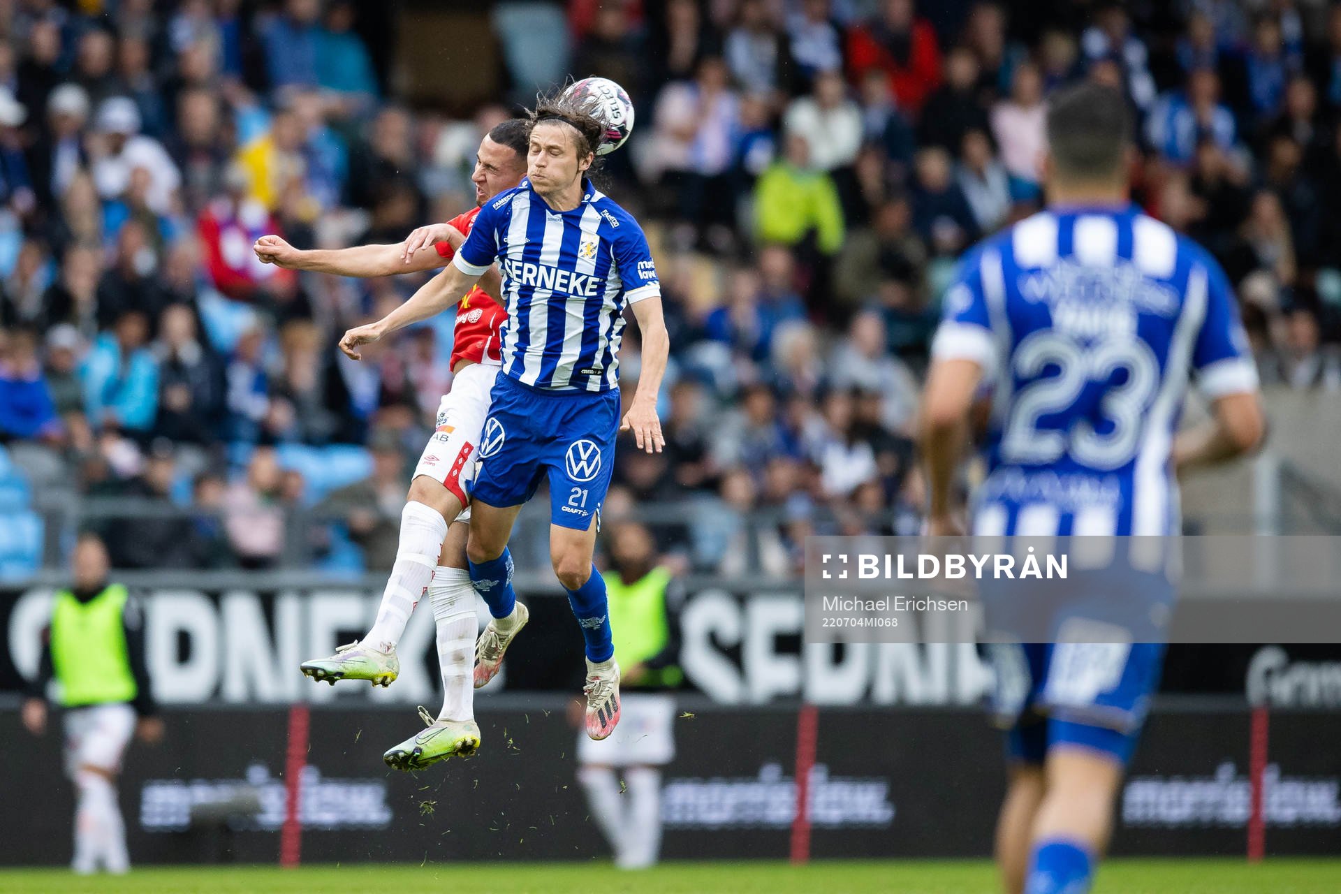 Degerfors Abdelrahman Saidi och IFK Göteborgs Simon Thern
