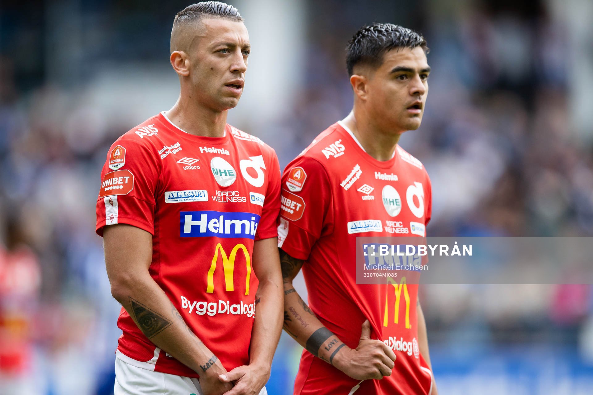 Degerfors Nikola Djurdjic och Diego Campos