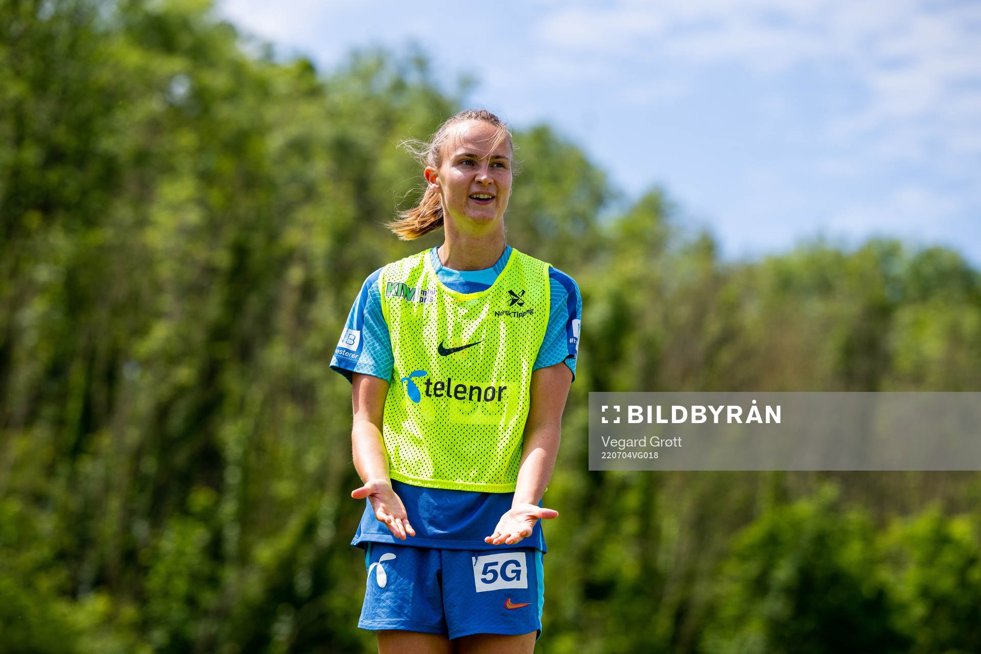 Caroline Graham Hansen of the Norwegian national football