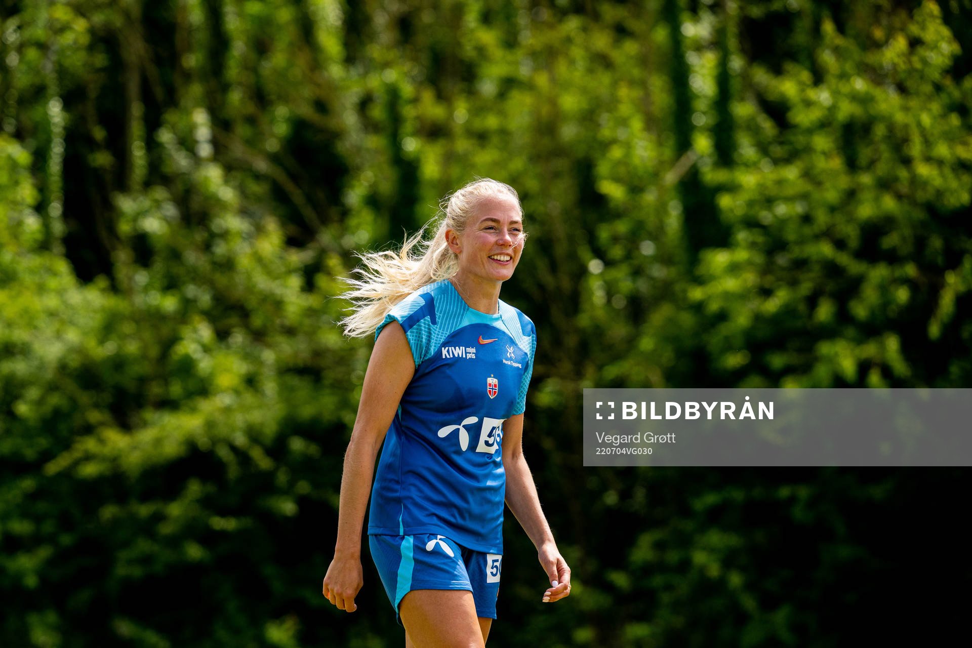 Guro Bergsvand of the Norwegian national football team