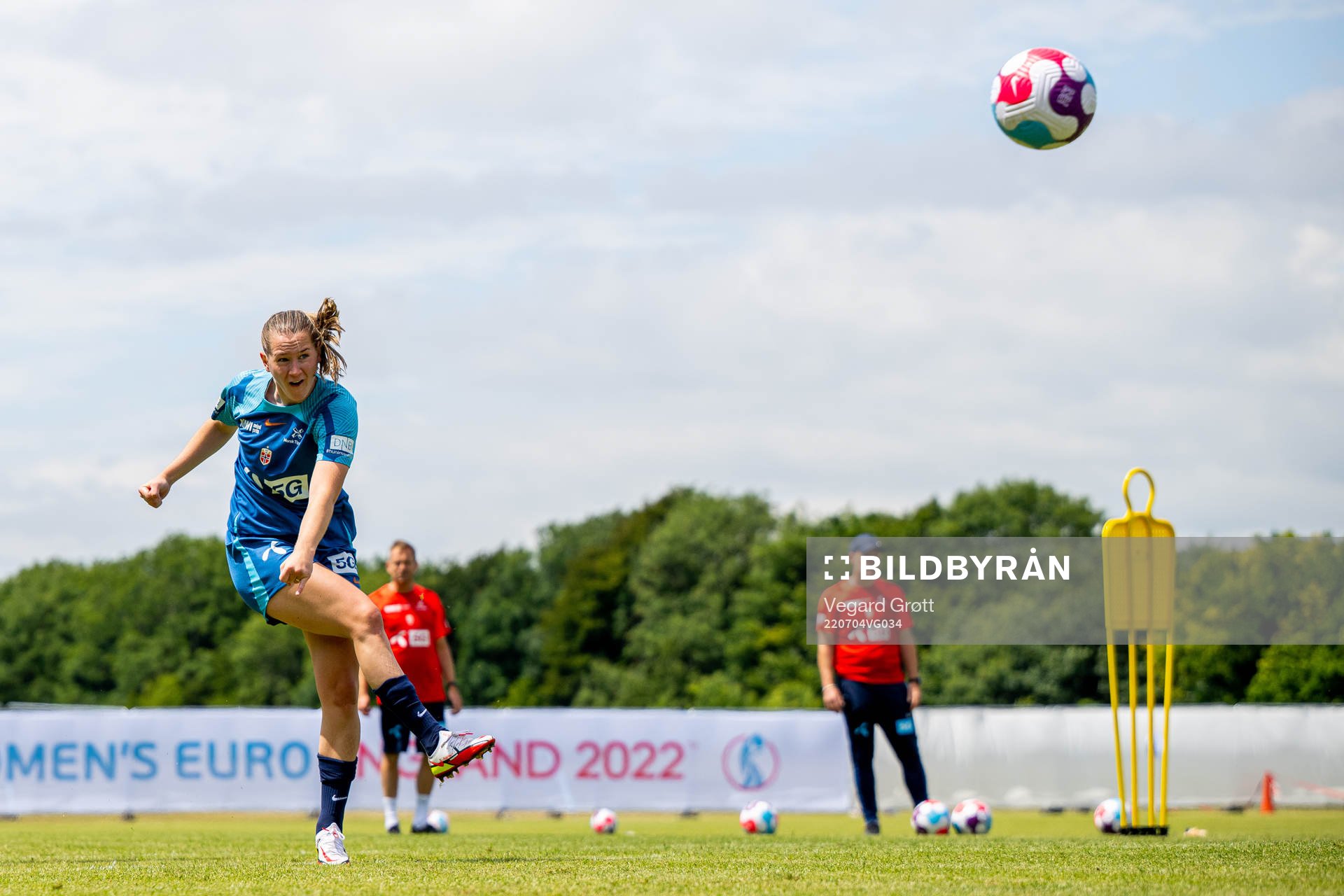 Elisabeth Terland of the Norwegian national football team