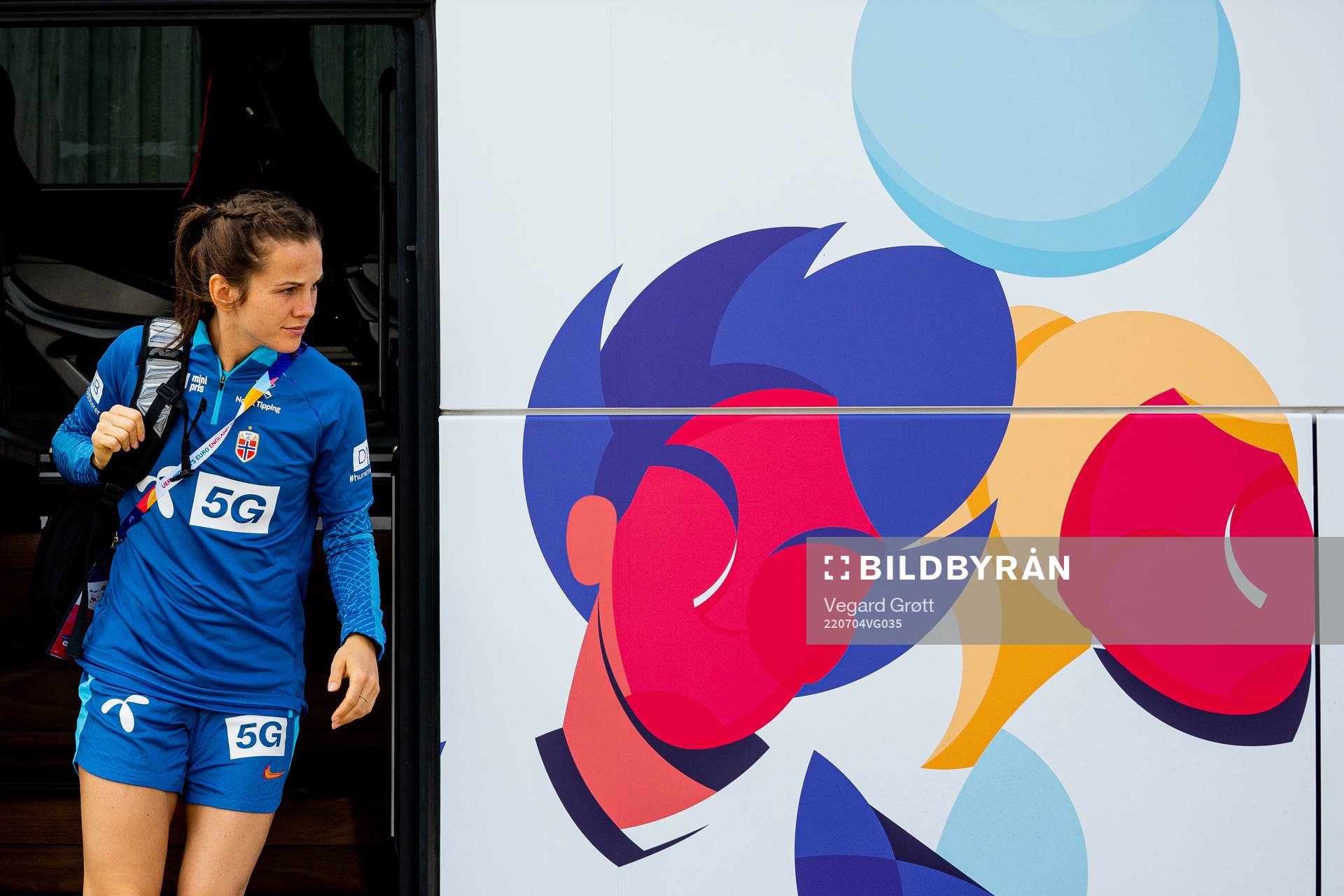 Tuva Hansen of the Norwegian national football team