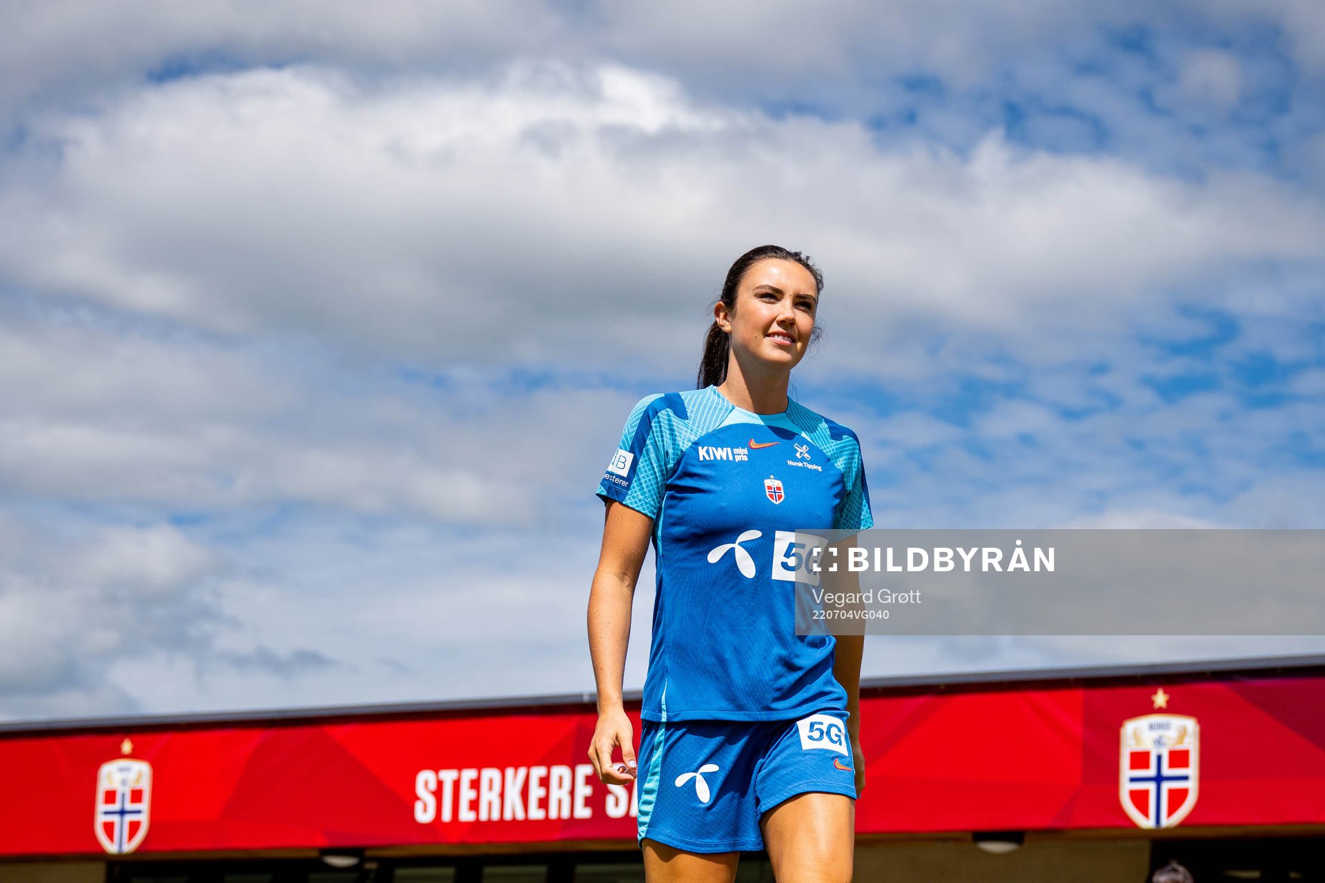 Ingrid Syrstad Engen of the Norwegian national football team