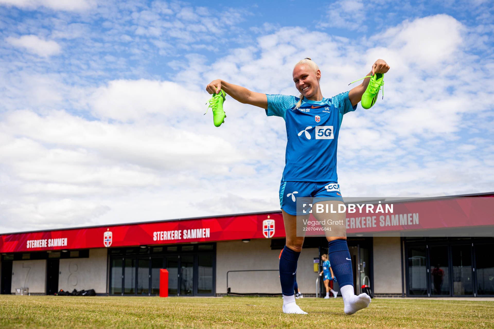 Maria Thorisdottir of the Norwegian national football team
