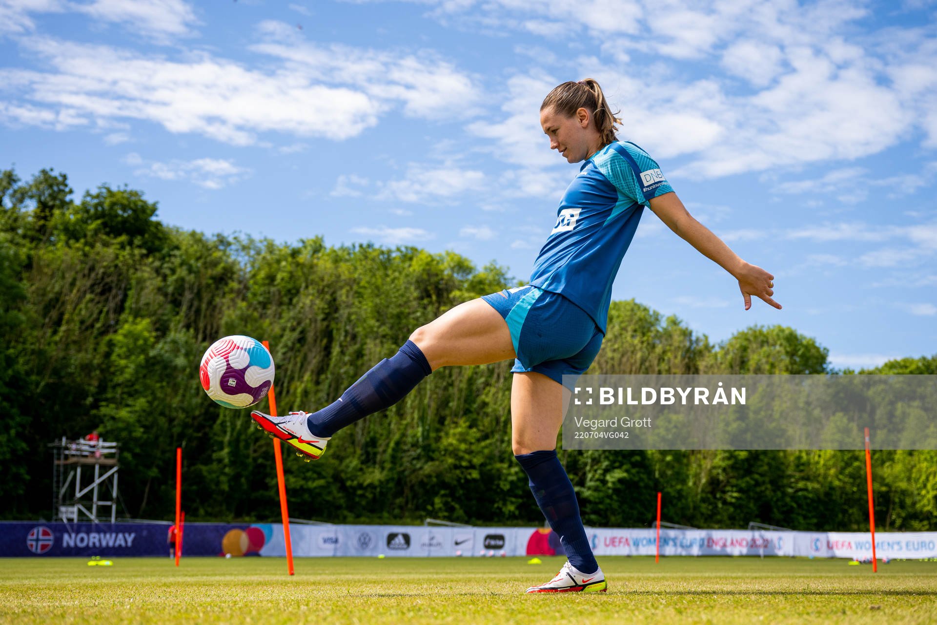 Elisabeth Terland of the Norwegian national football team