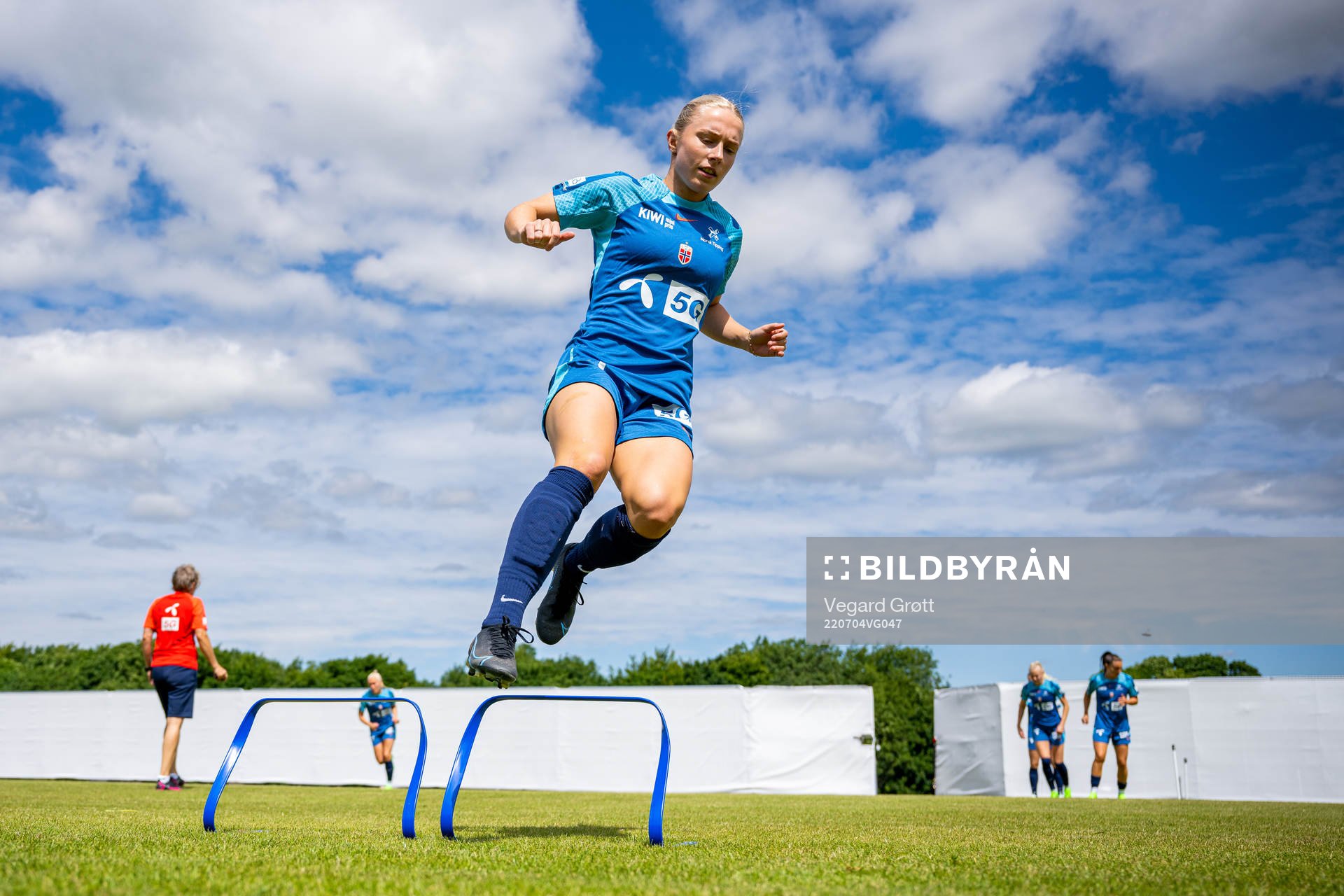Thea Bjelde of the Norwegian national football team