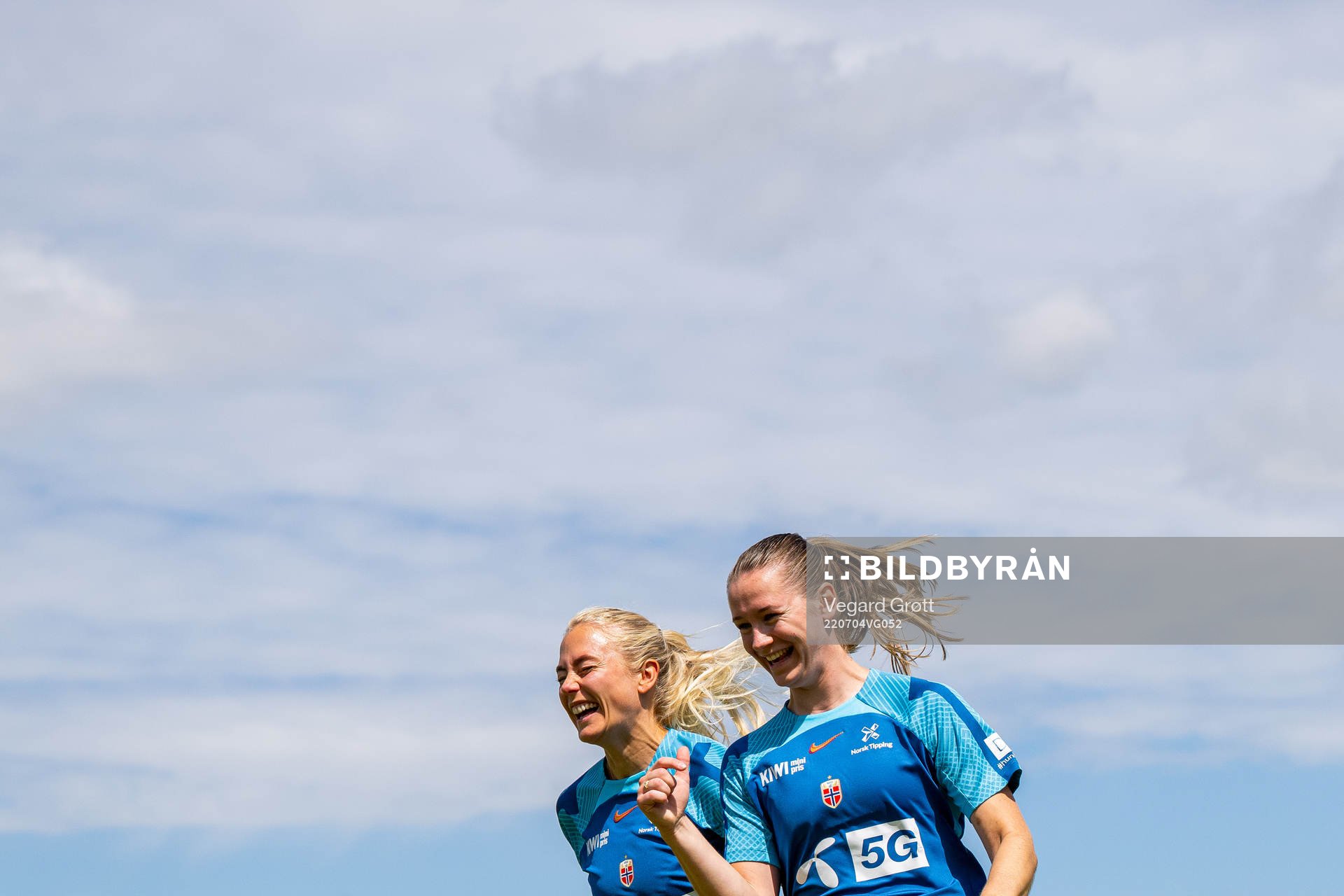 Guro Bergsvand and Elisabeth Terland of the Norwegian