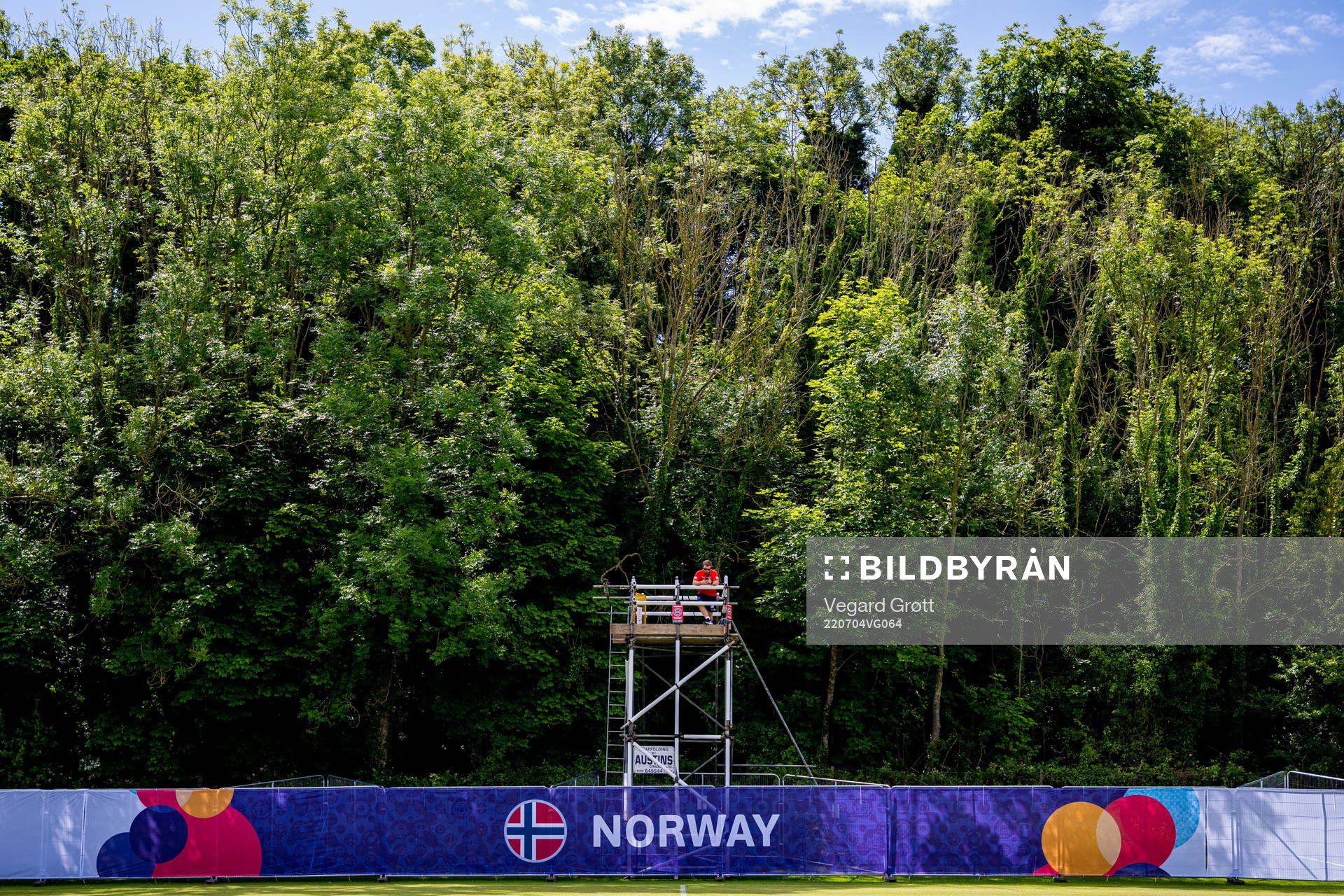 Fredrik Vold, analyst of the Norwegian national football