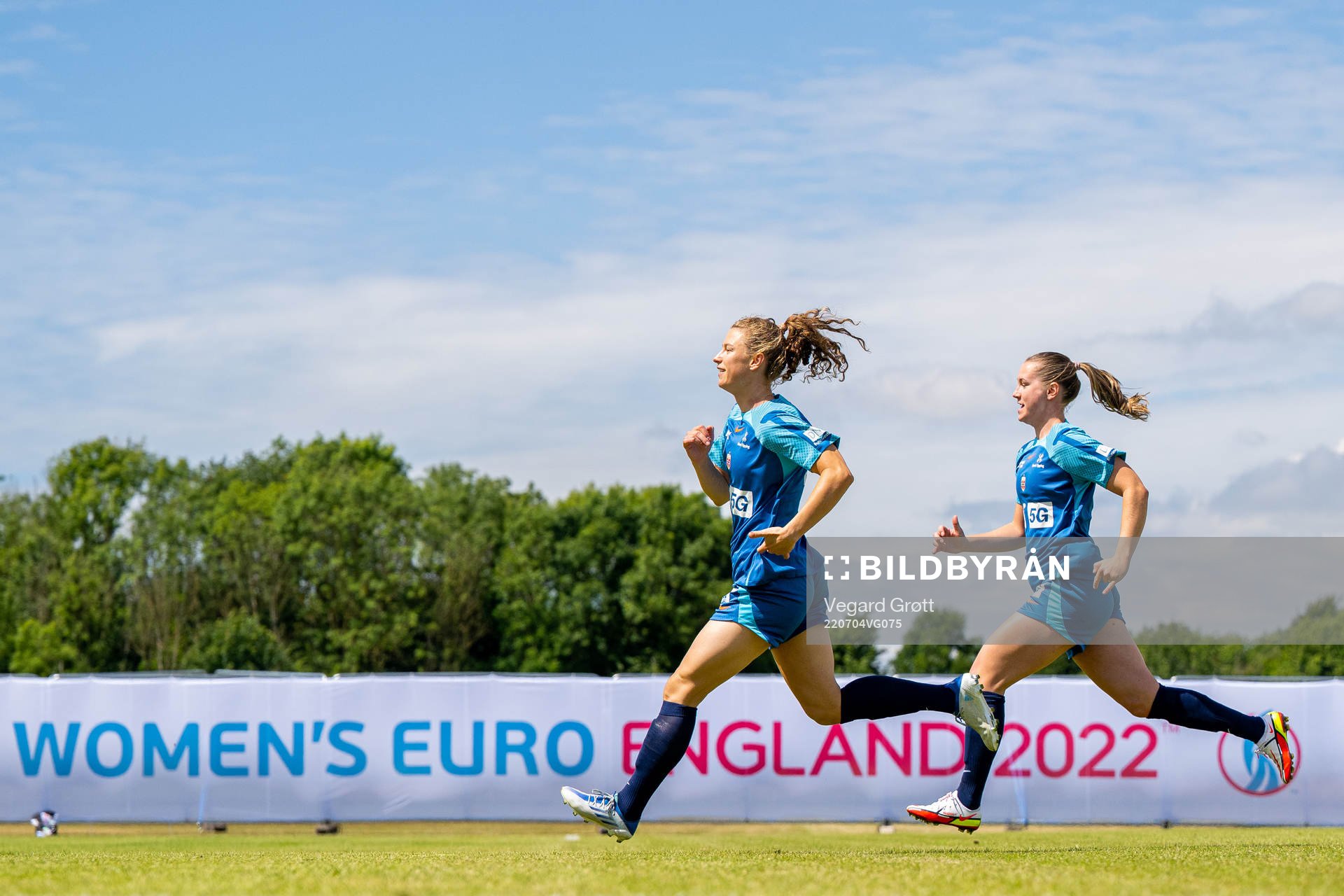 Synne Skinnes Hansen and Elisabeth Terland of the Norwegian