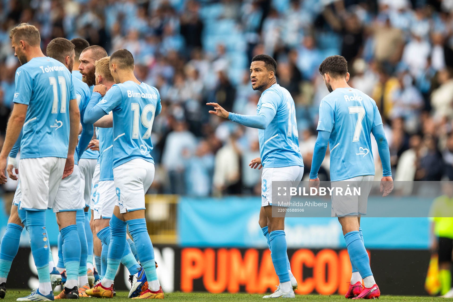Martin Olsson of Malmö FF celebrates