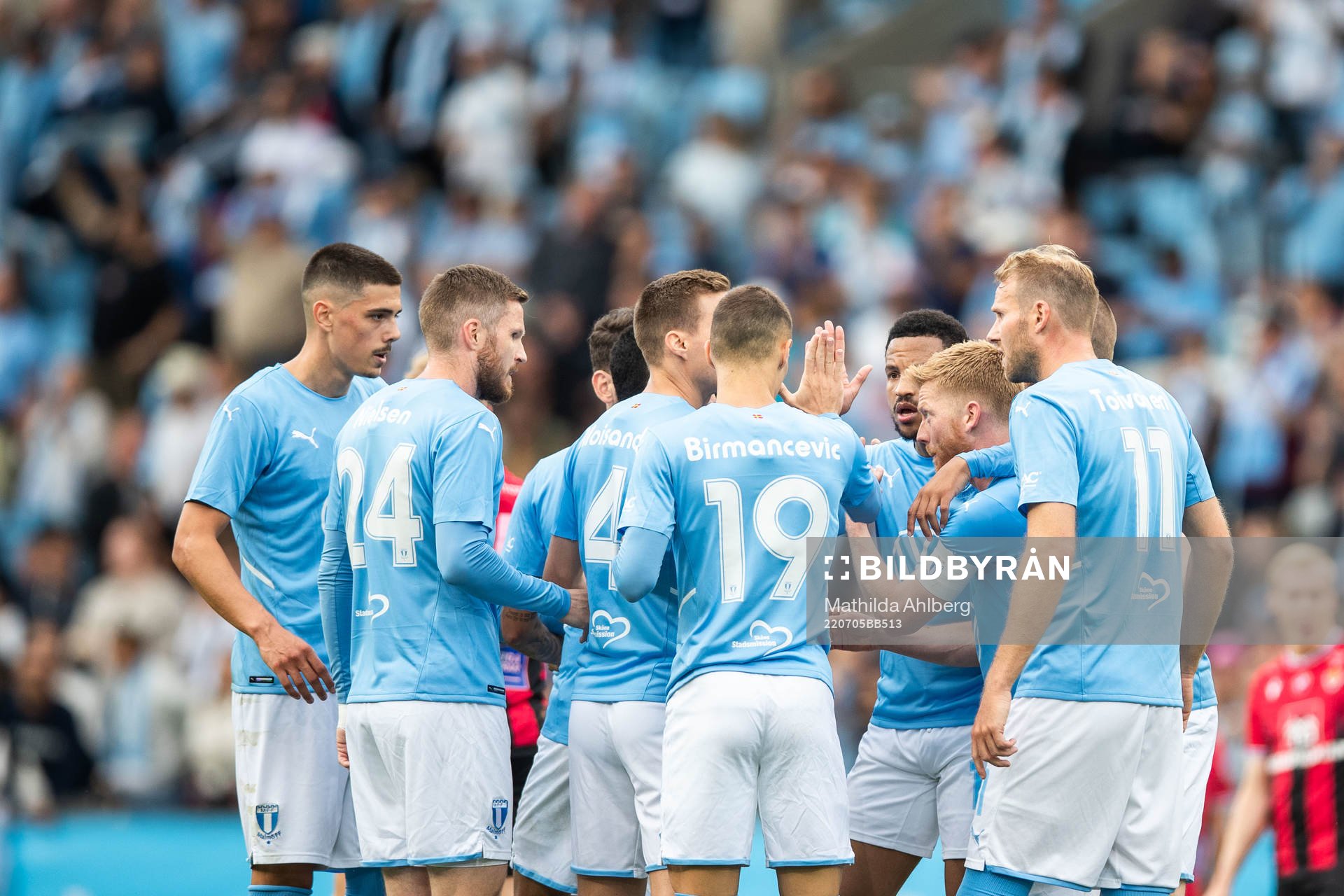 Martin Olsson of Malmö FF celebrates