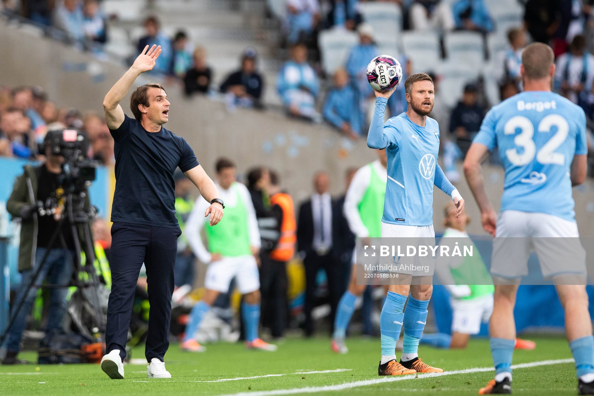 Coach Milos Milojevic of Malmö FF