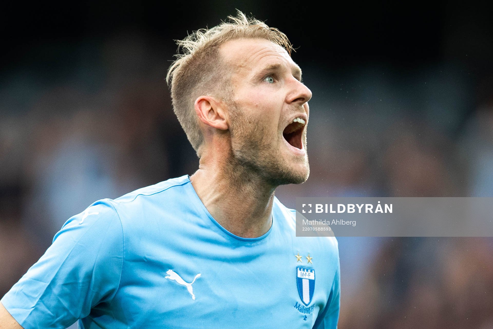 Ola Toivonen of Malmö FF celebrates
