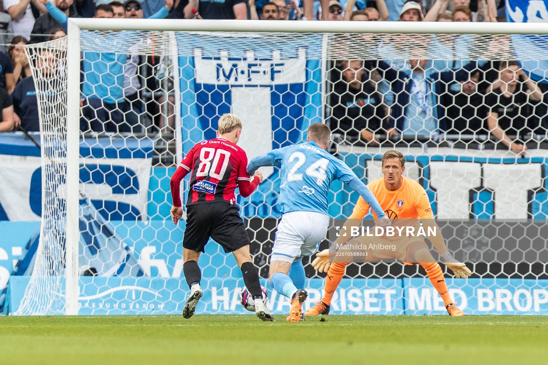 Goalkeeper Johan Dahlin of Malmö FF