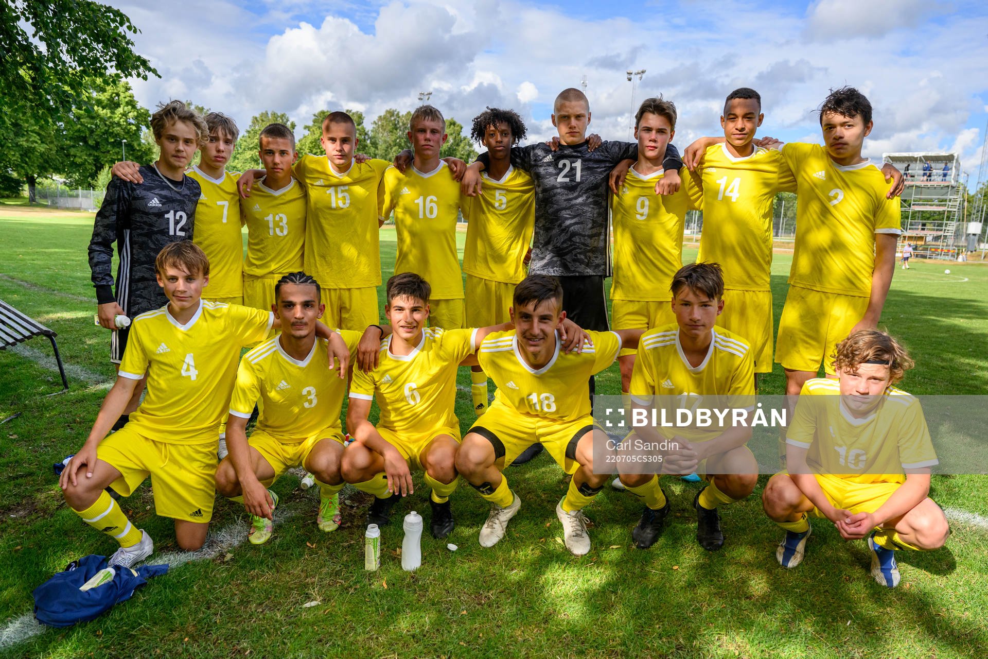 Målvakt Melker Parsmo, Oliwer Rådén, Hugo Syversen,