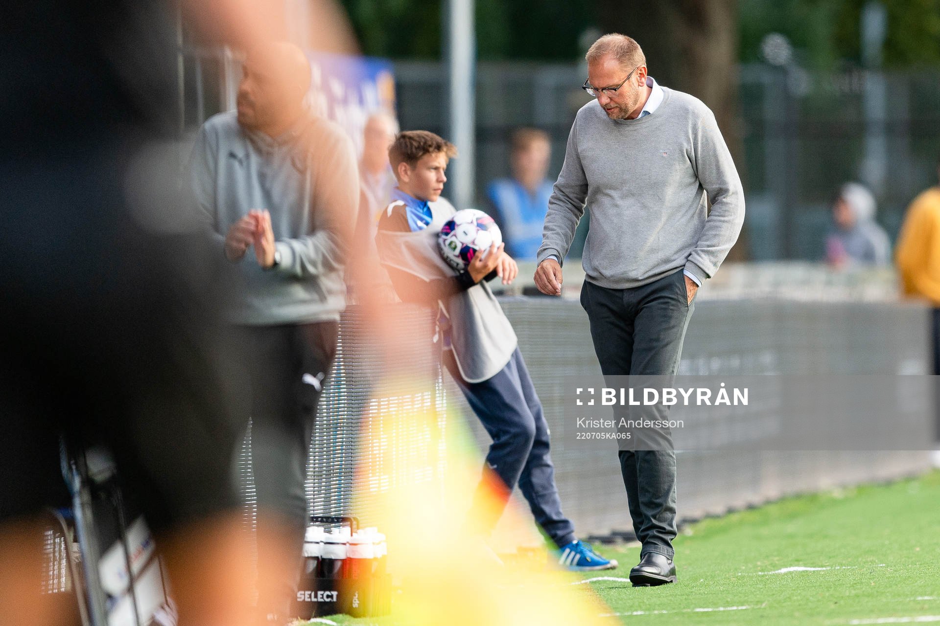 Halmstads tränare Magnus Haglund
