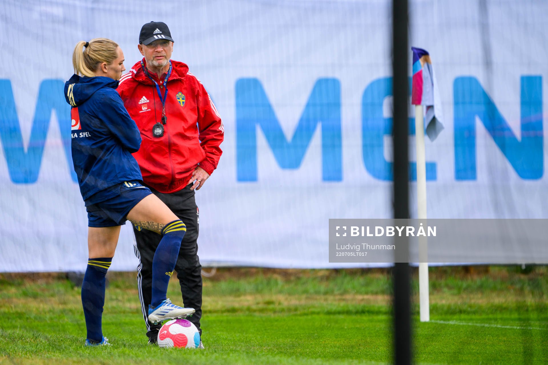 Elin Rubensson and Peter Gerhardsson, head coach
