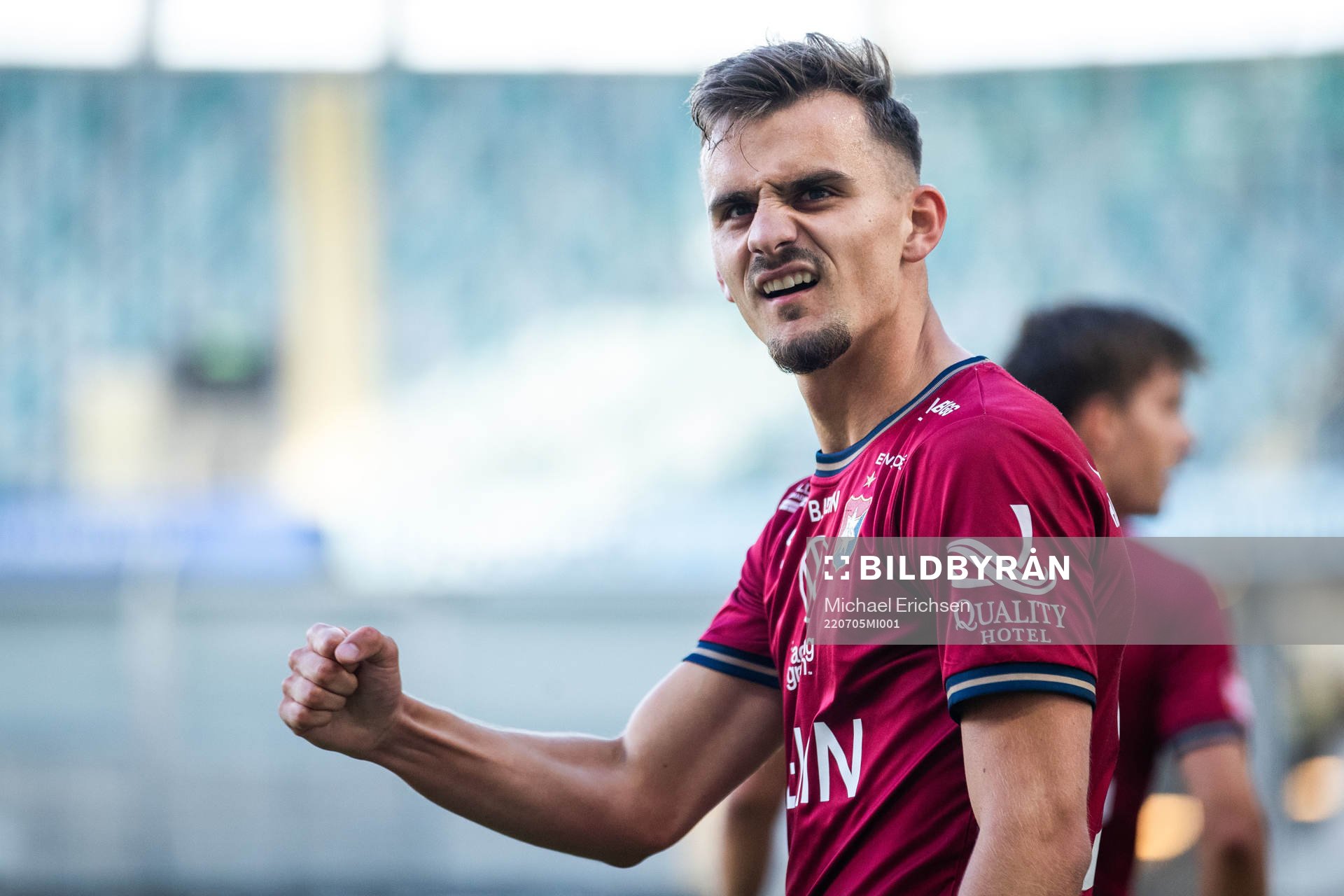 Örgrytes Ajdin Zeljkovic jublar