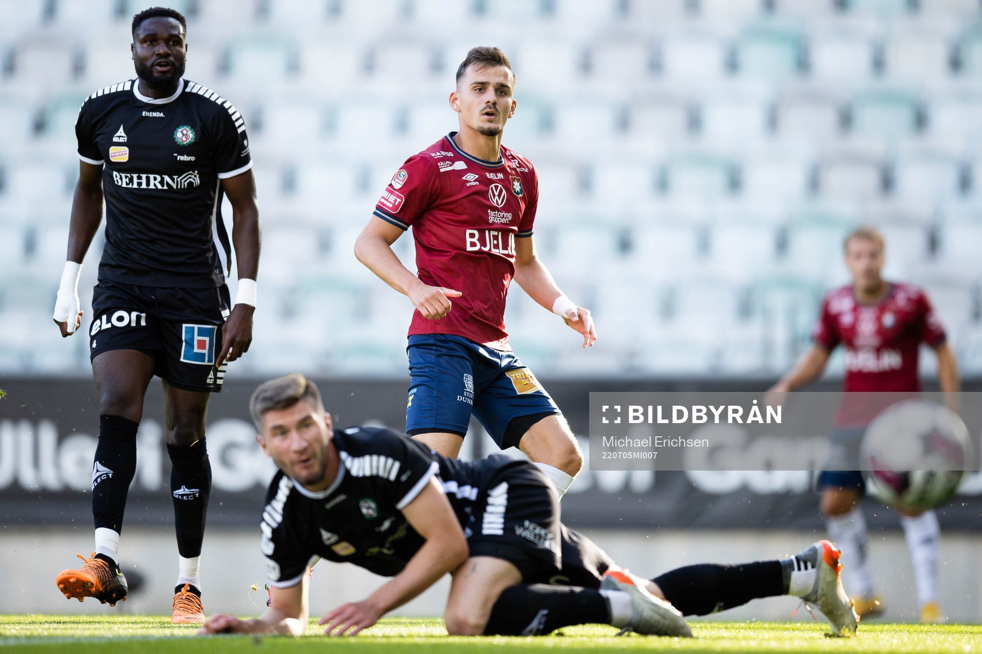 Örgrytes Ajdin Zeljkovic skjuter 1-0