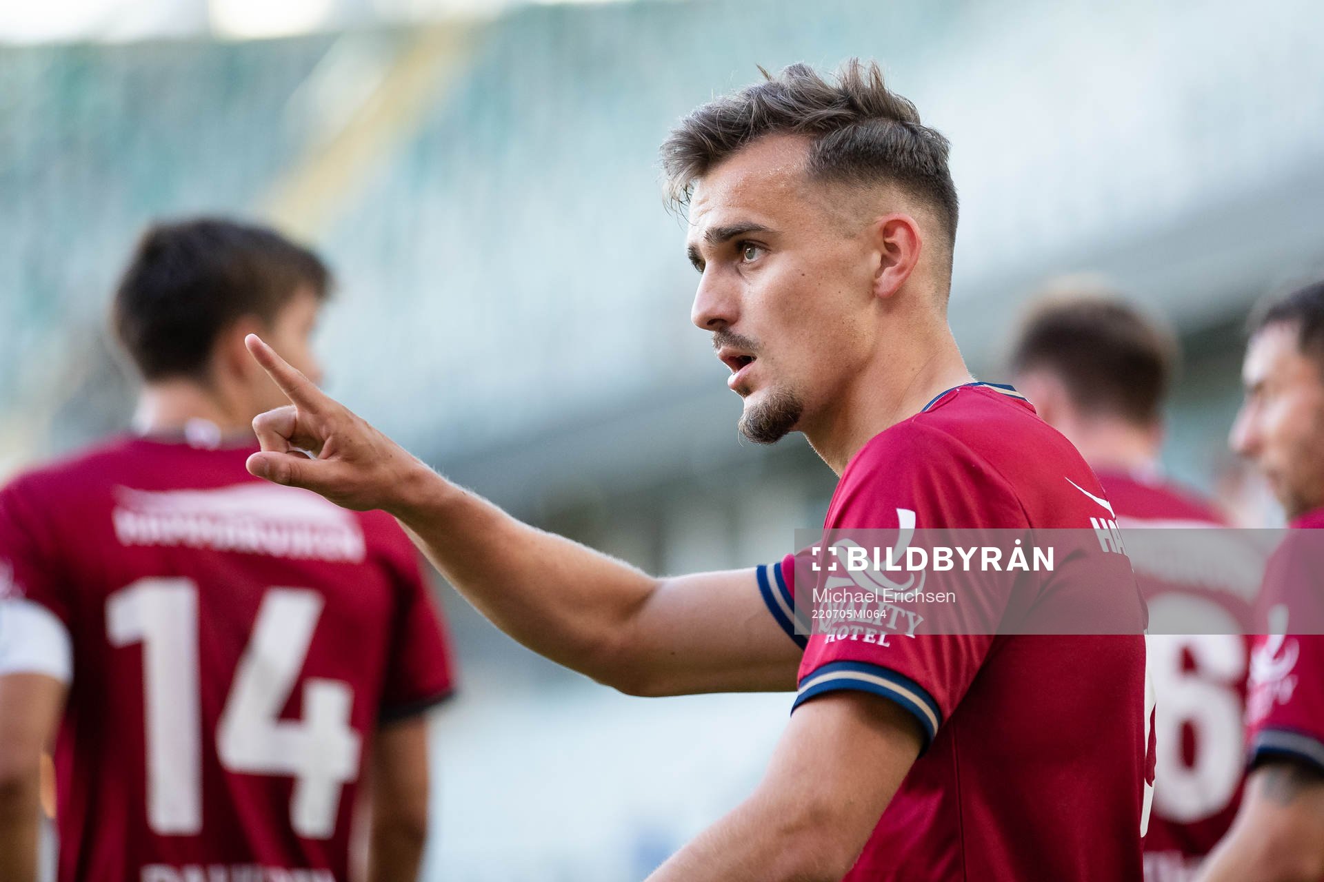 Örgrytes Ajdin Zeljkovic jublar