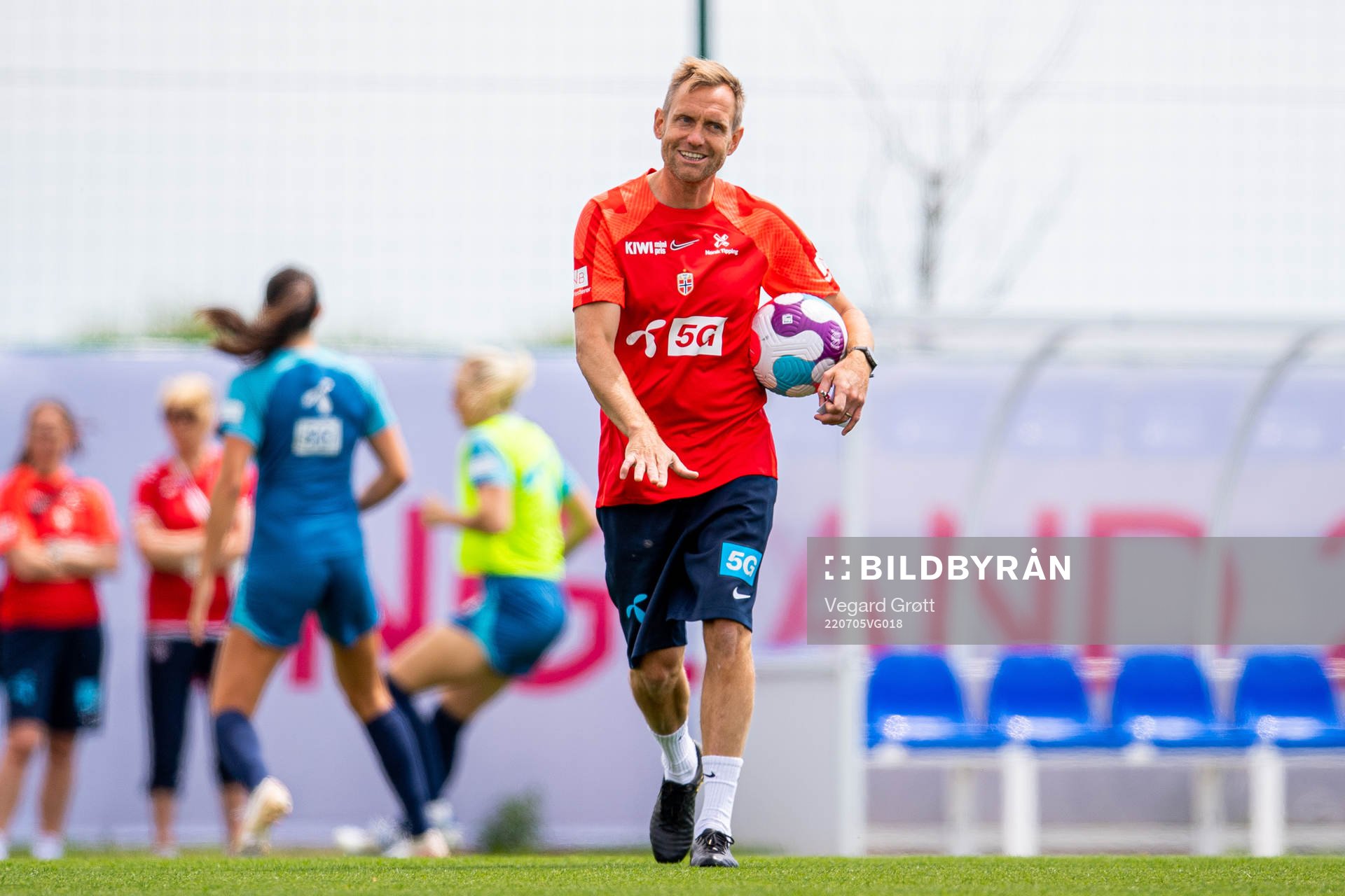Martin Sjögren, head coach of the Norwegian national