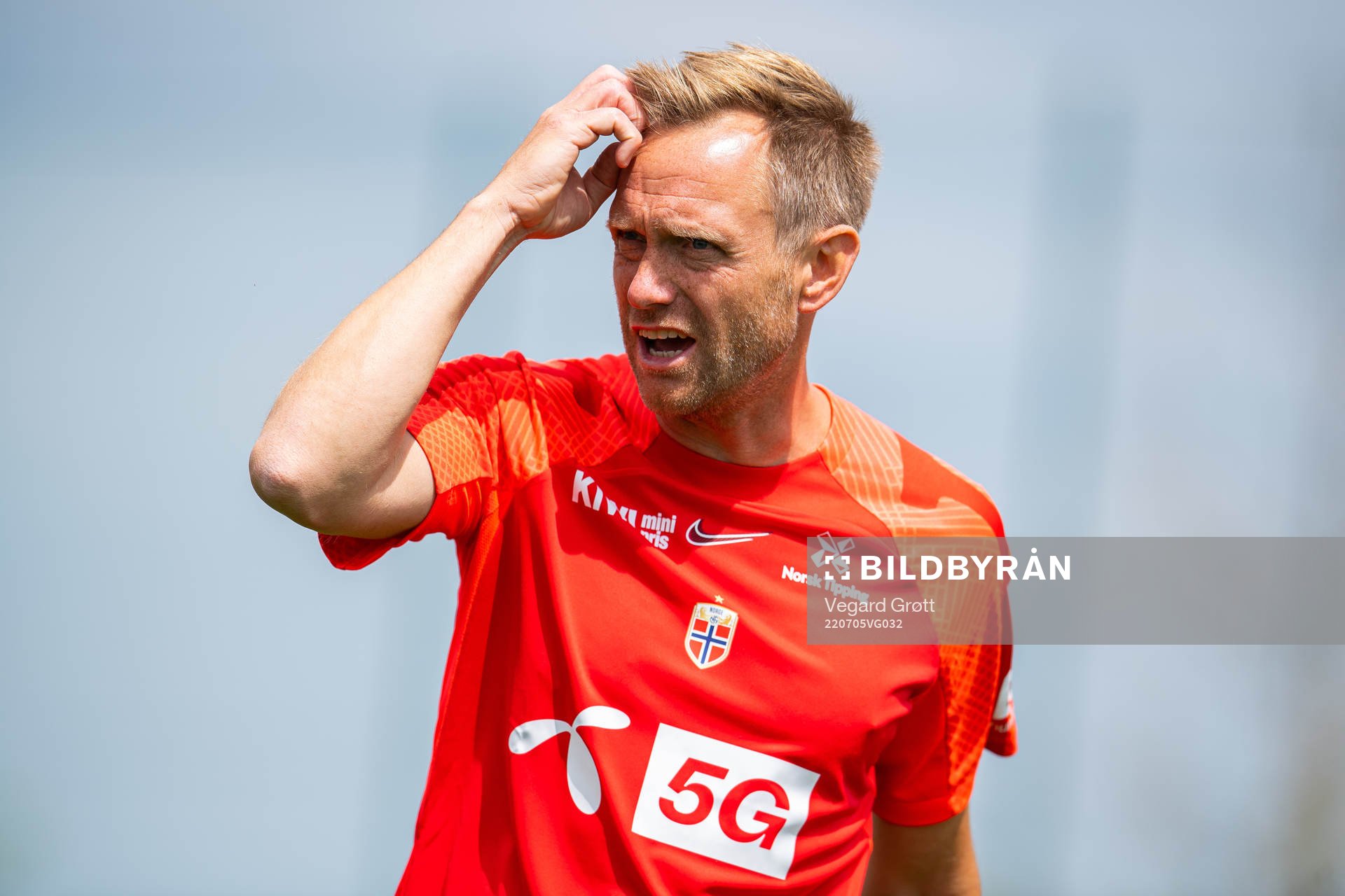 Martin Sjögren, head coach of the Norwegian national