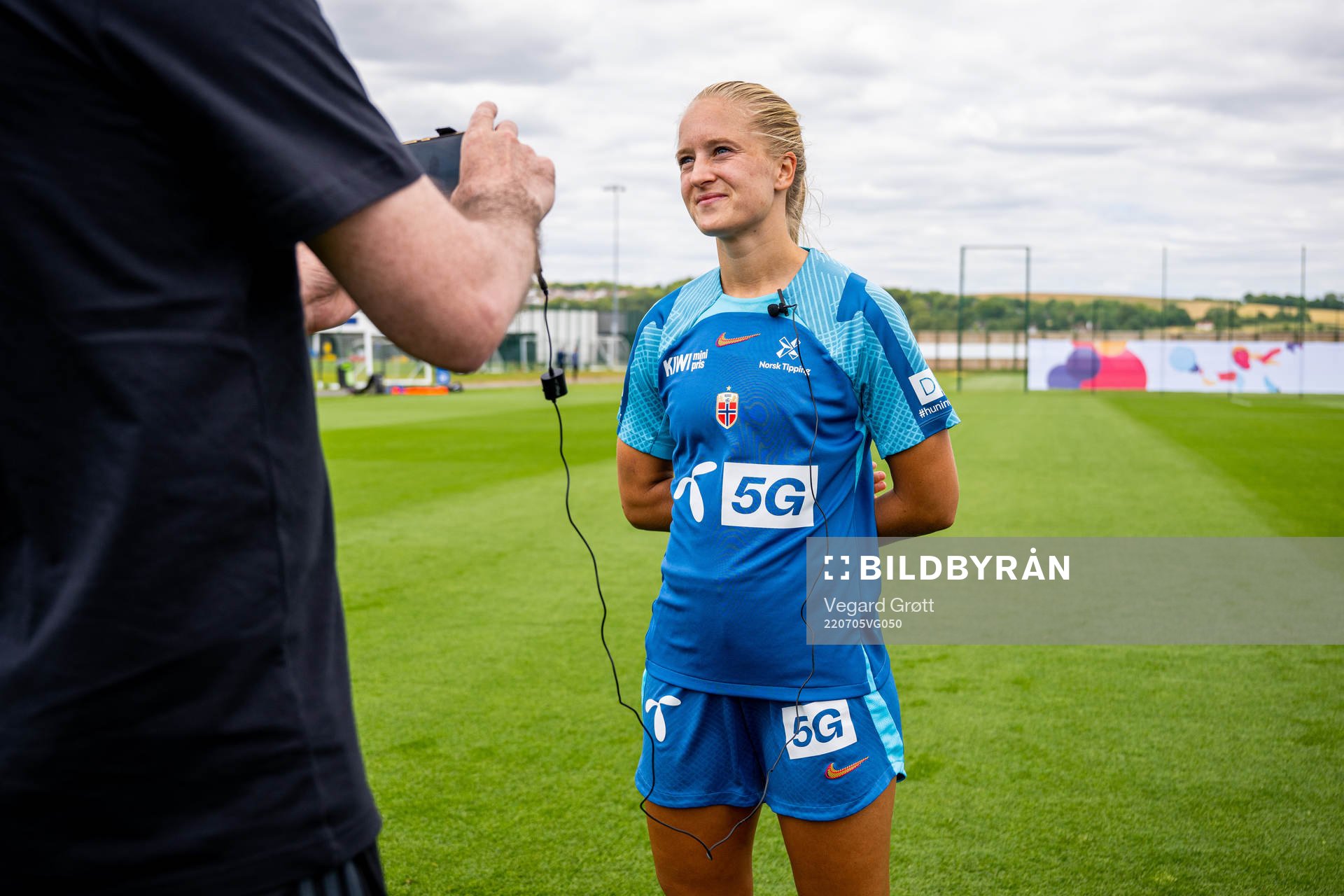 Amalie Eikeland of the Norwegian national football team