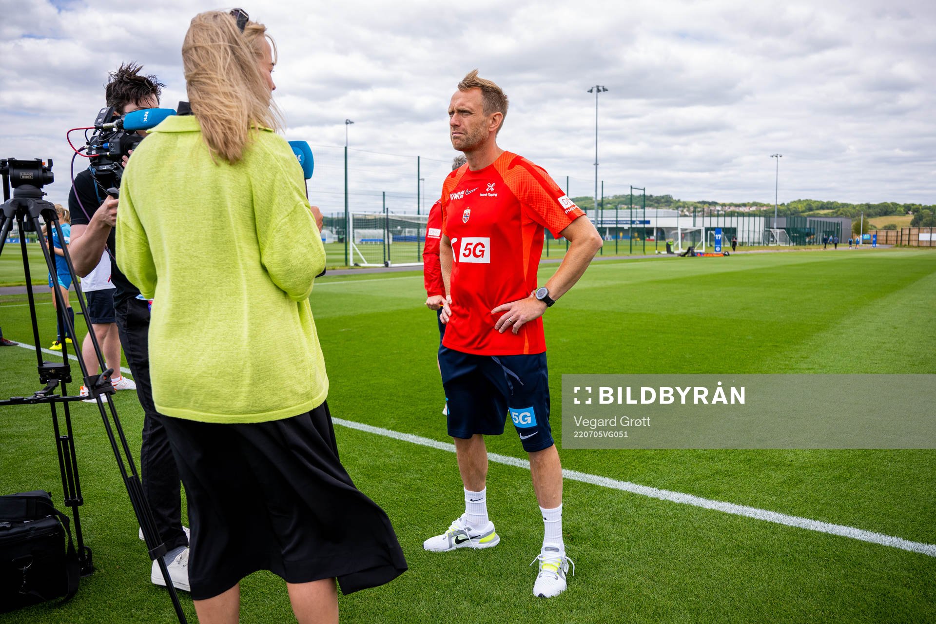 Martin Sjögren, head coach of the Norwegian national