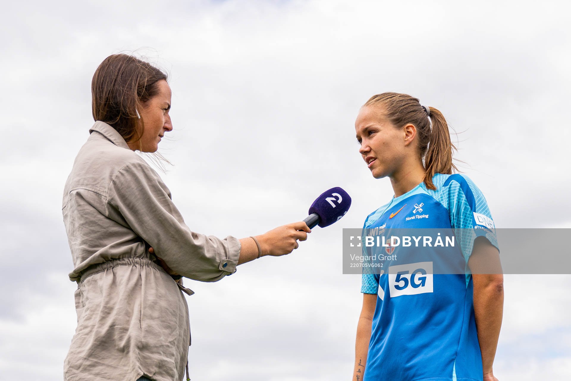 Guro Reiten of the Norwegian national football team is