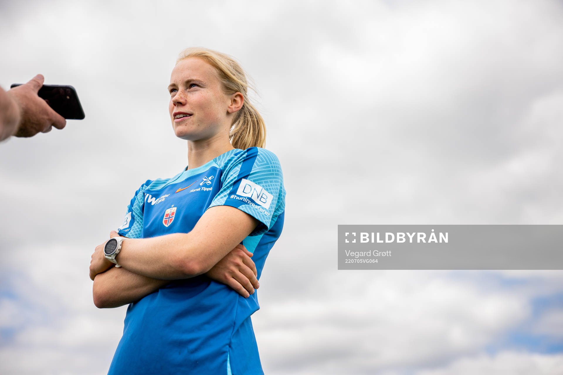 Julie Blakstad of the Norwegian national football team