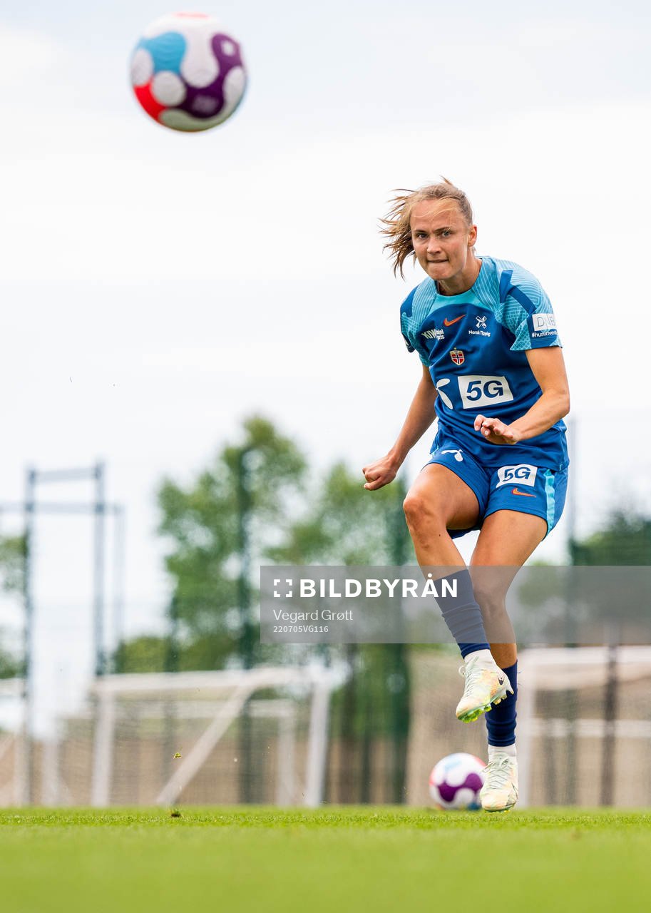 Caroline Graham Hansen of the Norwegian national football