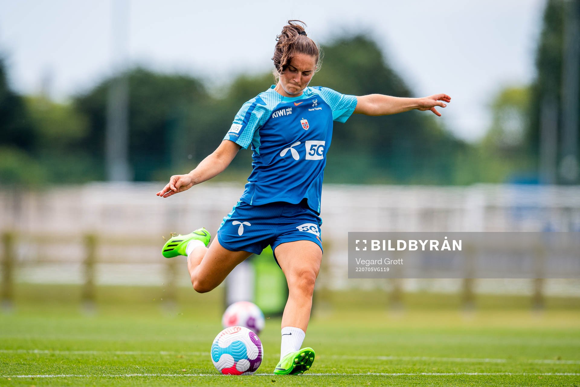 Vilde Bøe Risa of the Norwegian national football team
