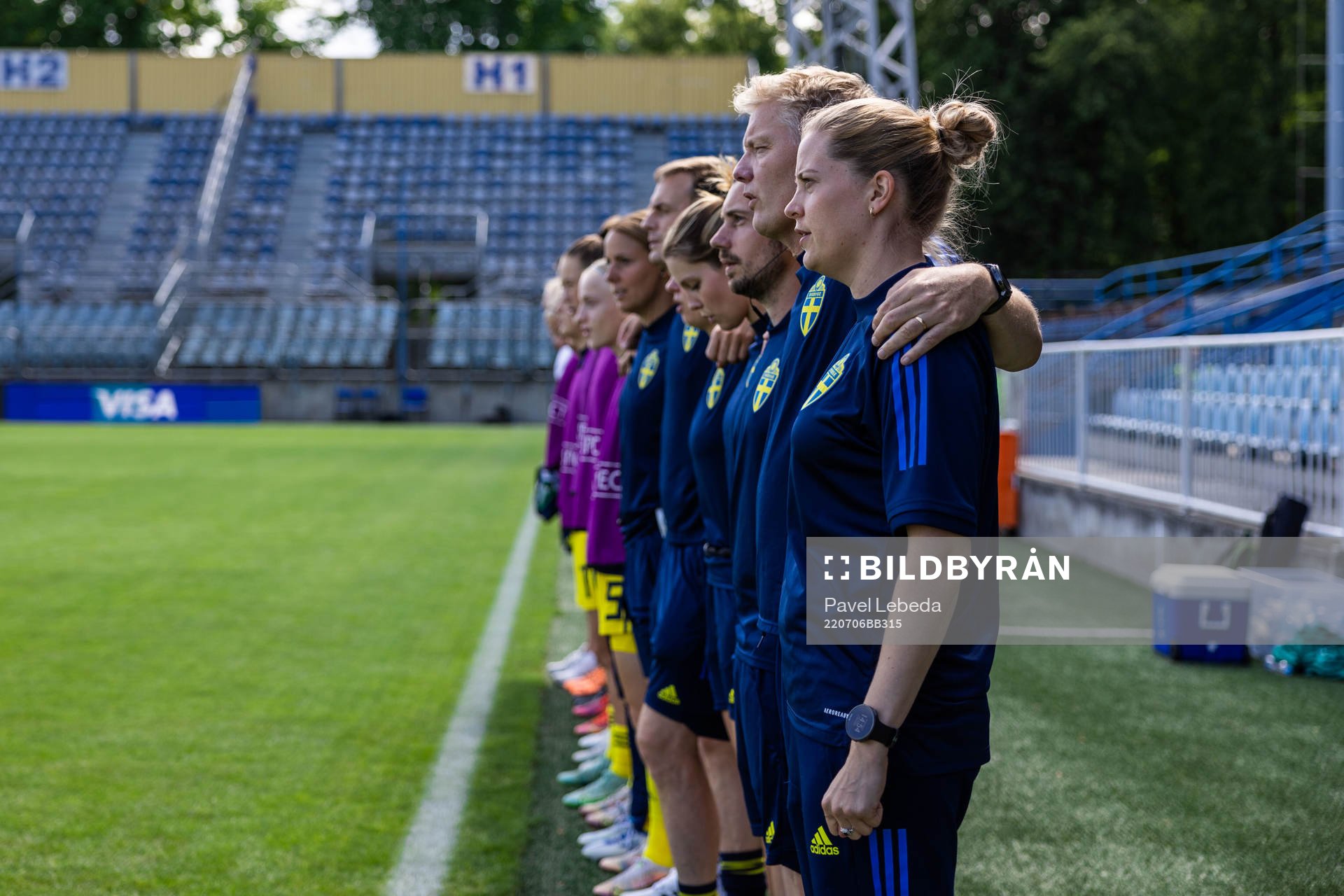Head coach Caroline Sjöholm of Sweden