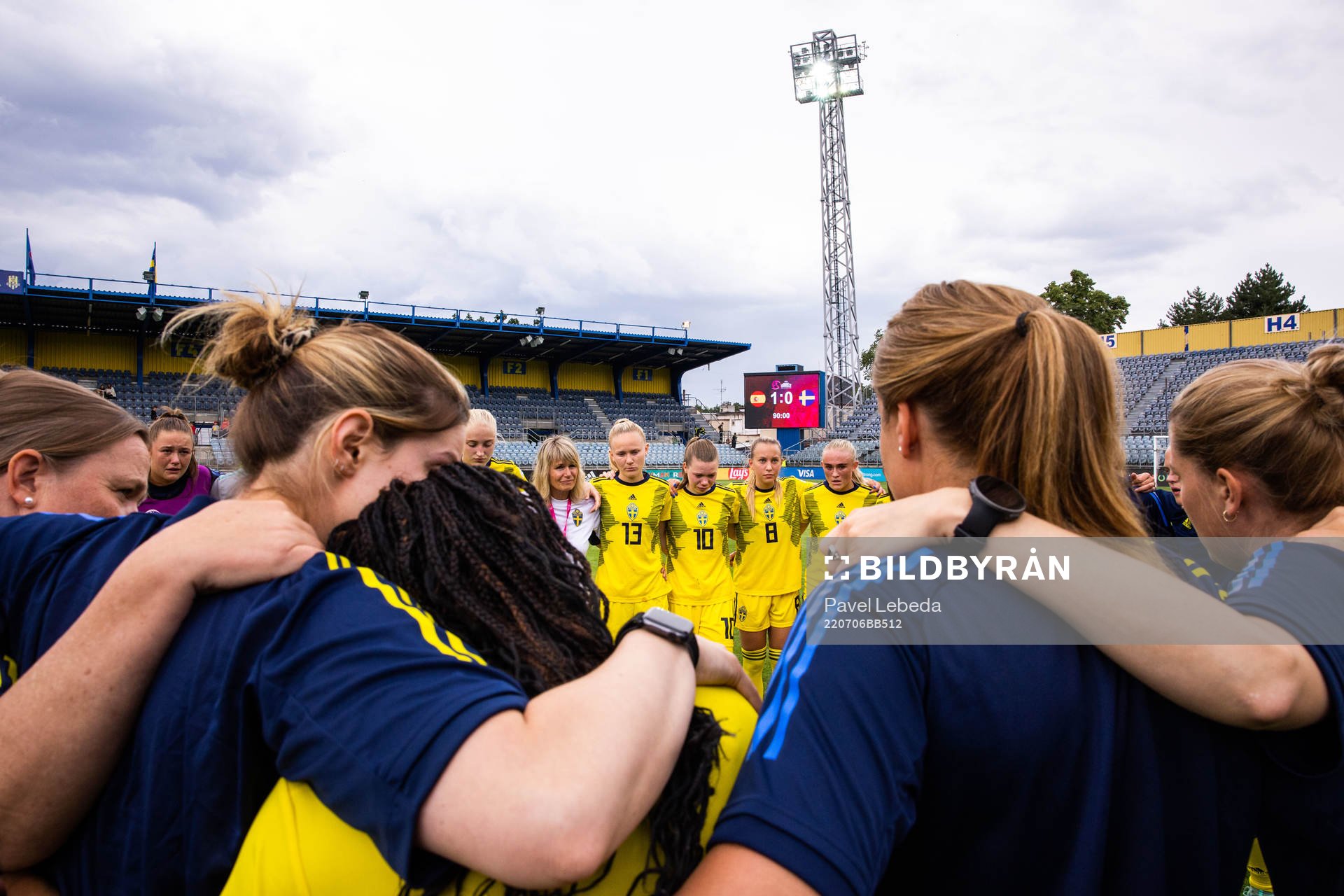 Matilda Vinberg, Bea Sprung and Sara Eriksson of Sweden