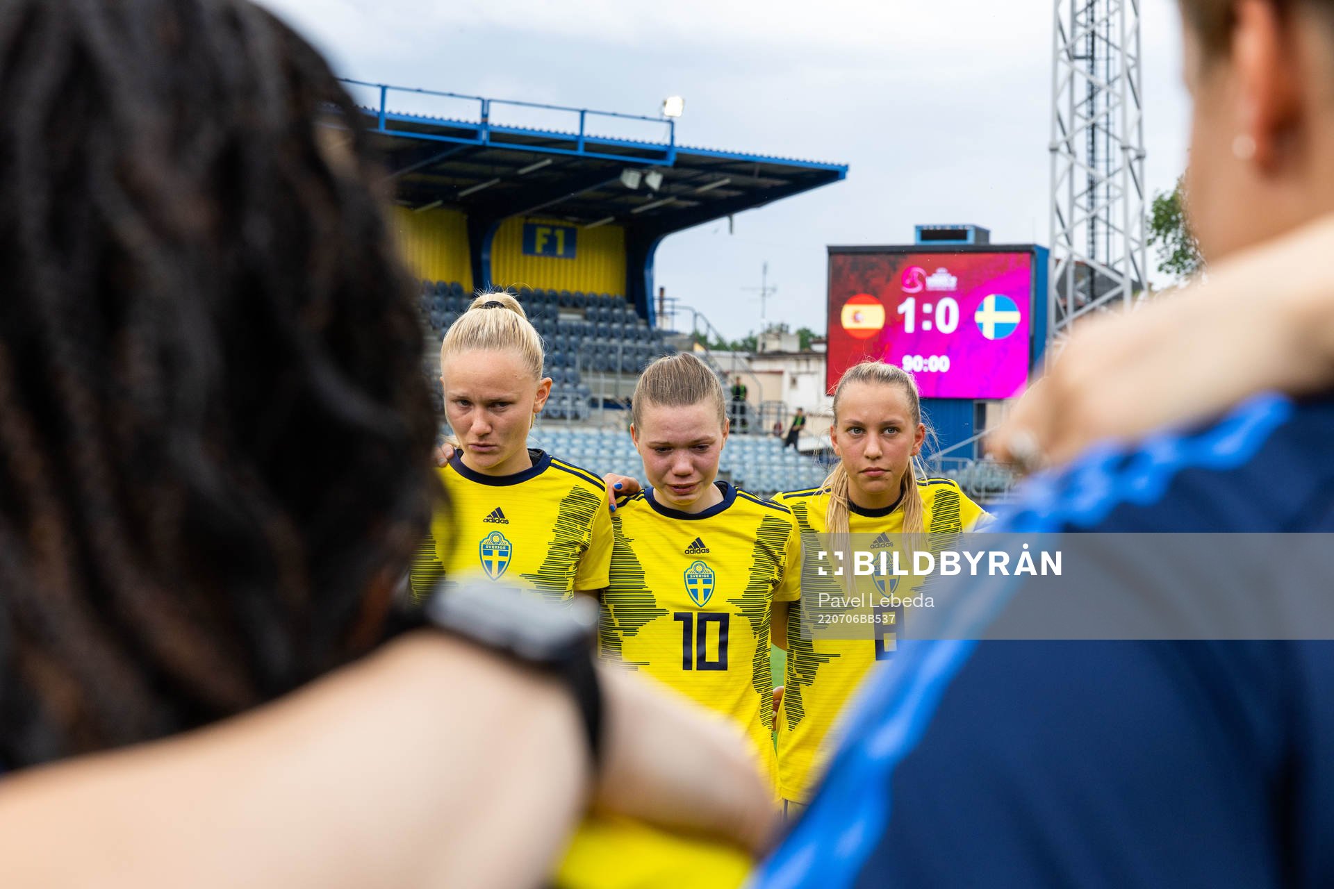 Matilda Vinberg, Bea Sprung and Sara Eriksson of Sweden
