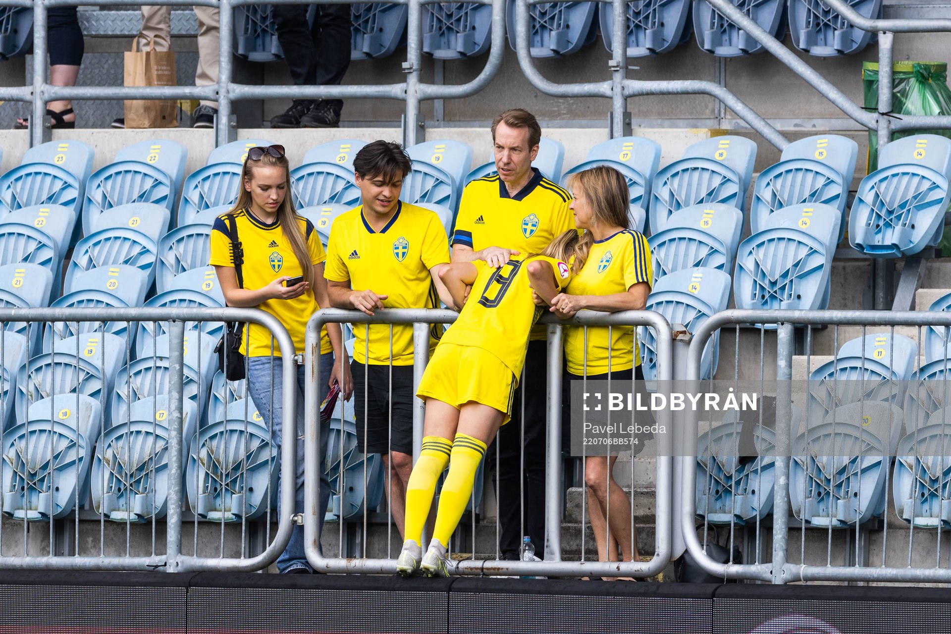 Sara Eriksson of Sweden looks dejected