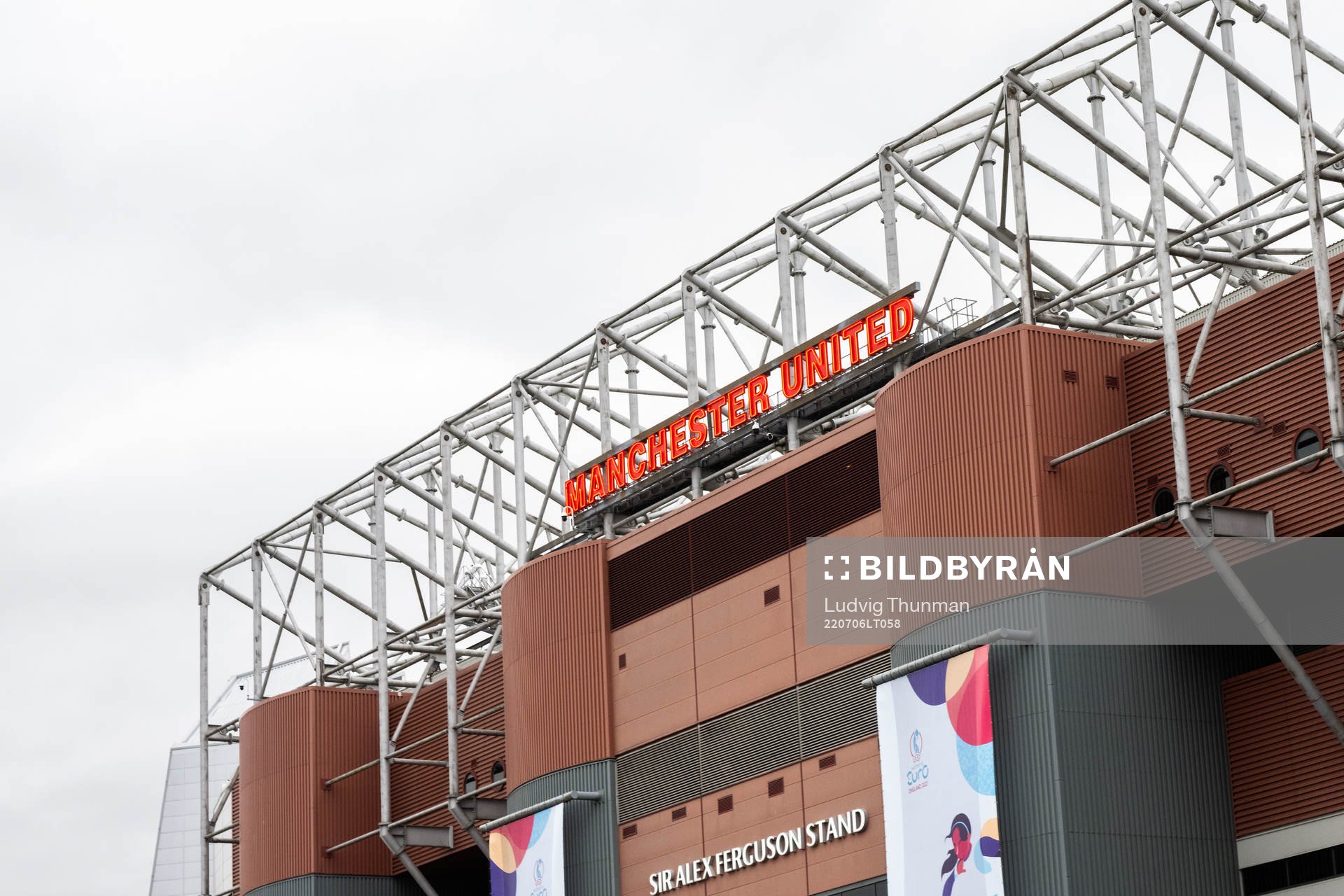 Exterior of Old Trafford