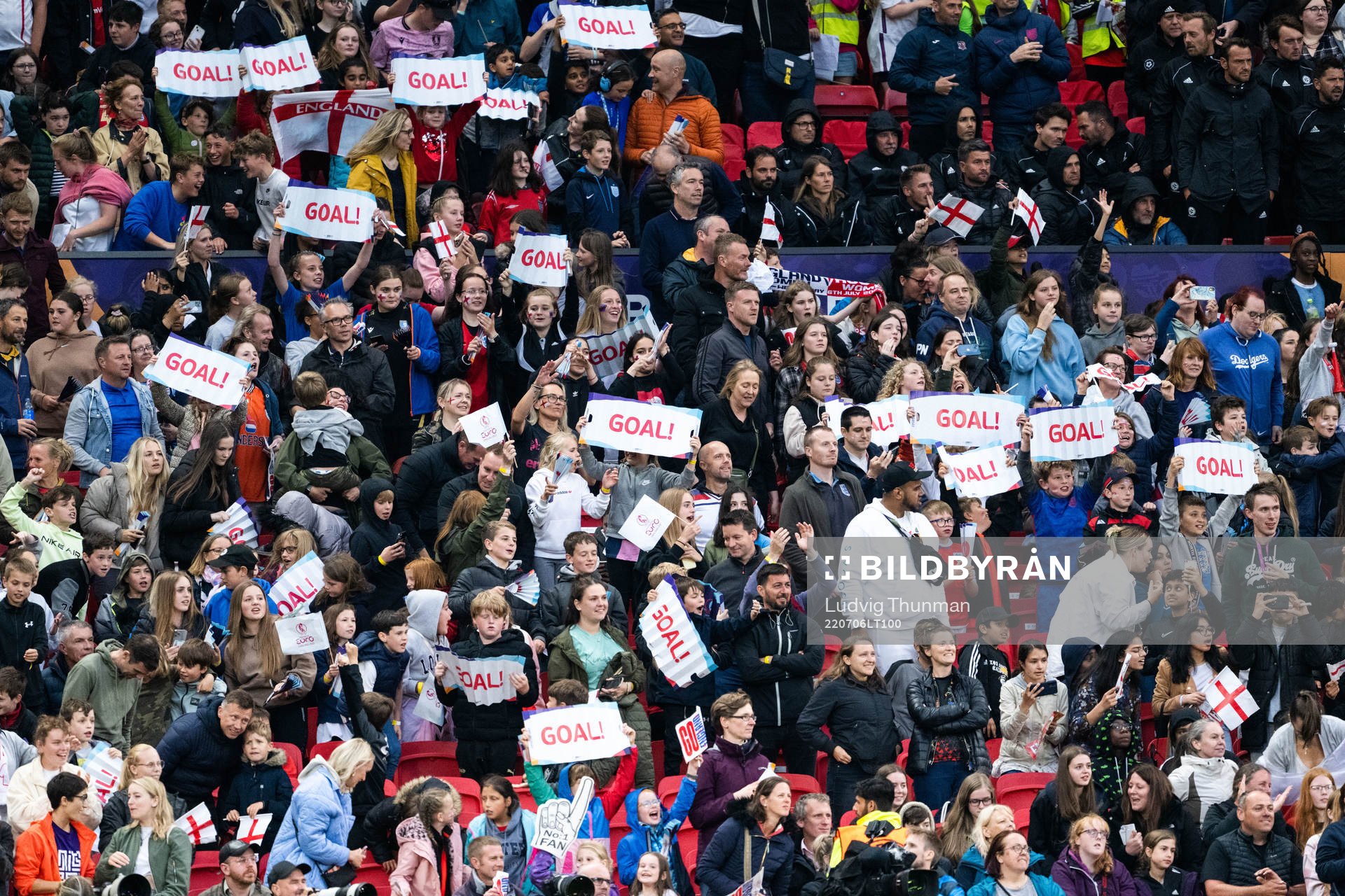 Spectators celebrate