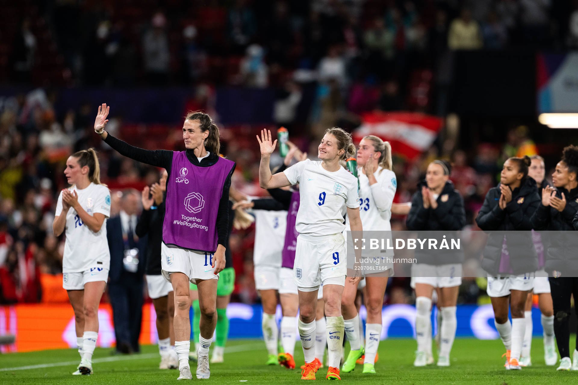 Jill Scott of England celebrates