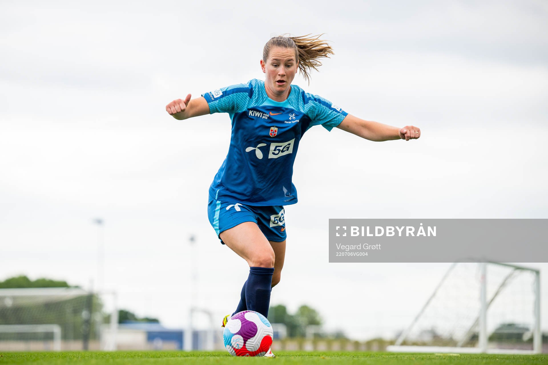 Elisabeth Terland of the Norwegian national football team