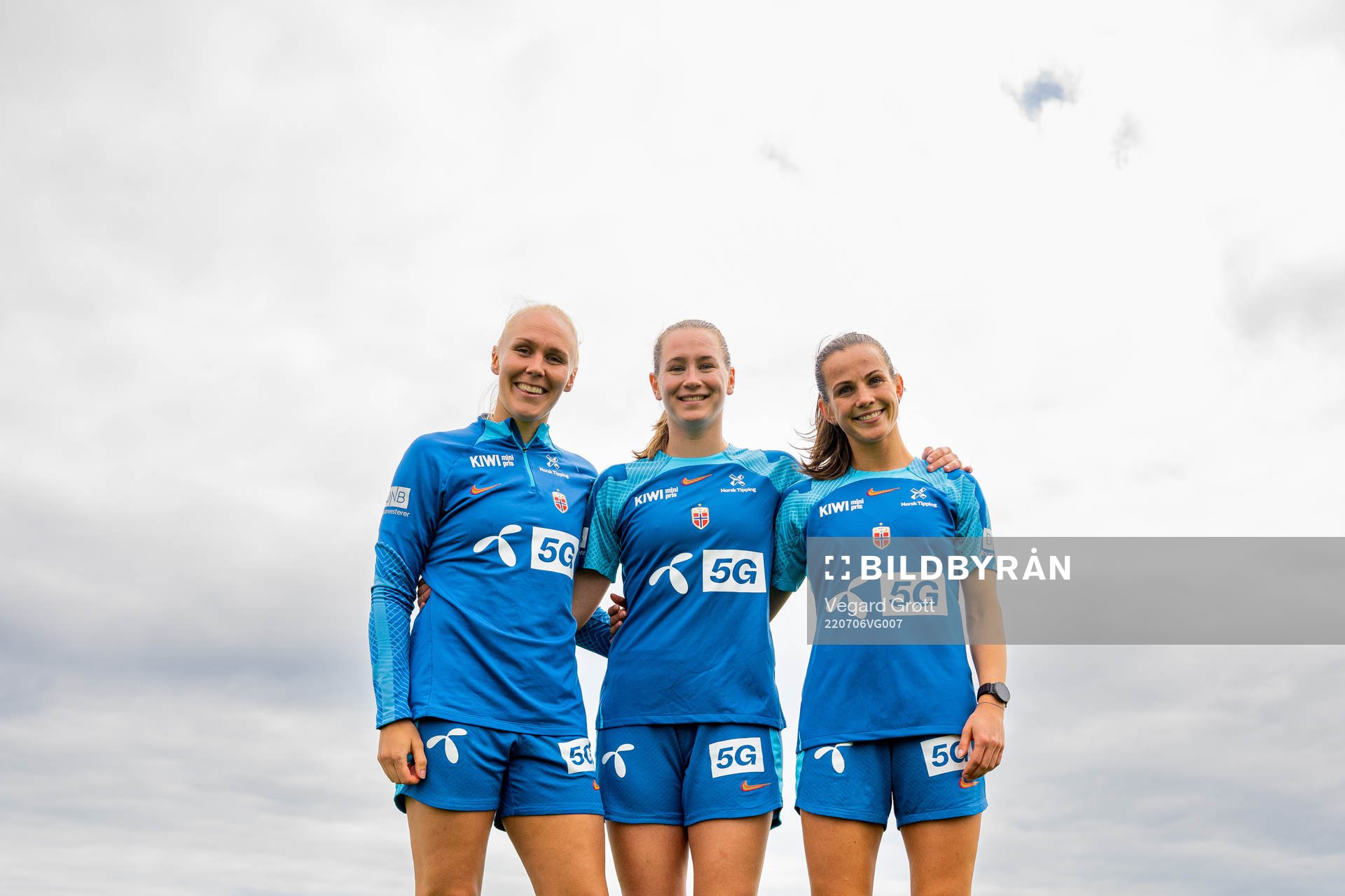 Maria Thorisdottir, Elisabeth Terland and Tuva Hansen of