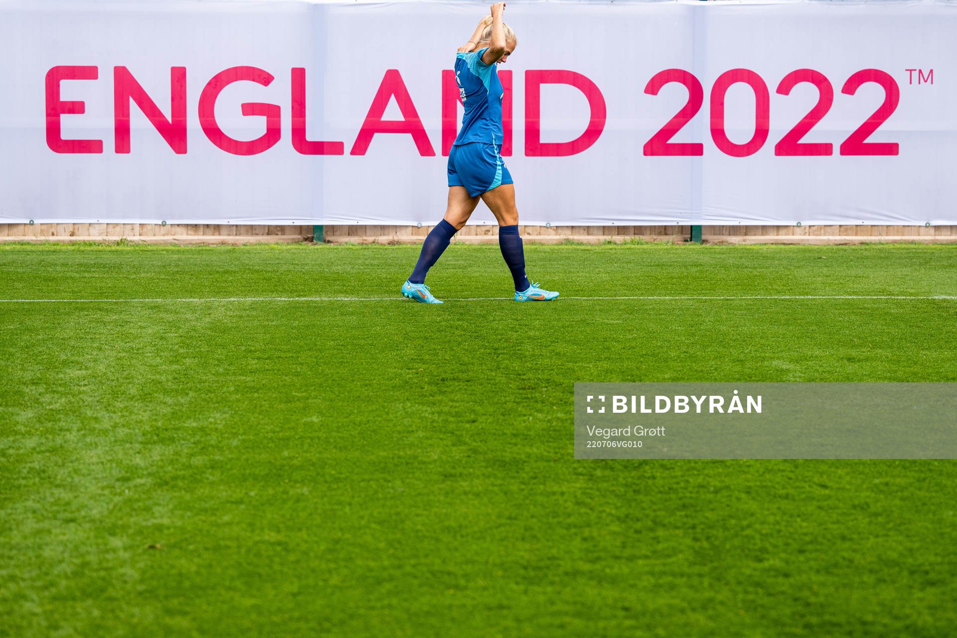 Guro Bergsvand of the Norwegian national football team at a