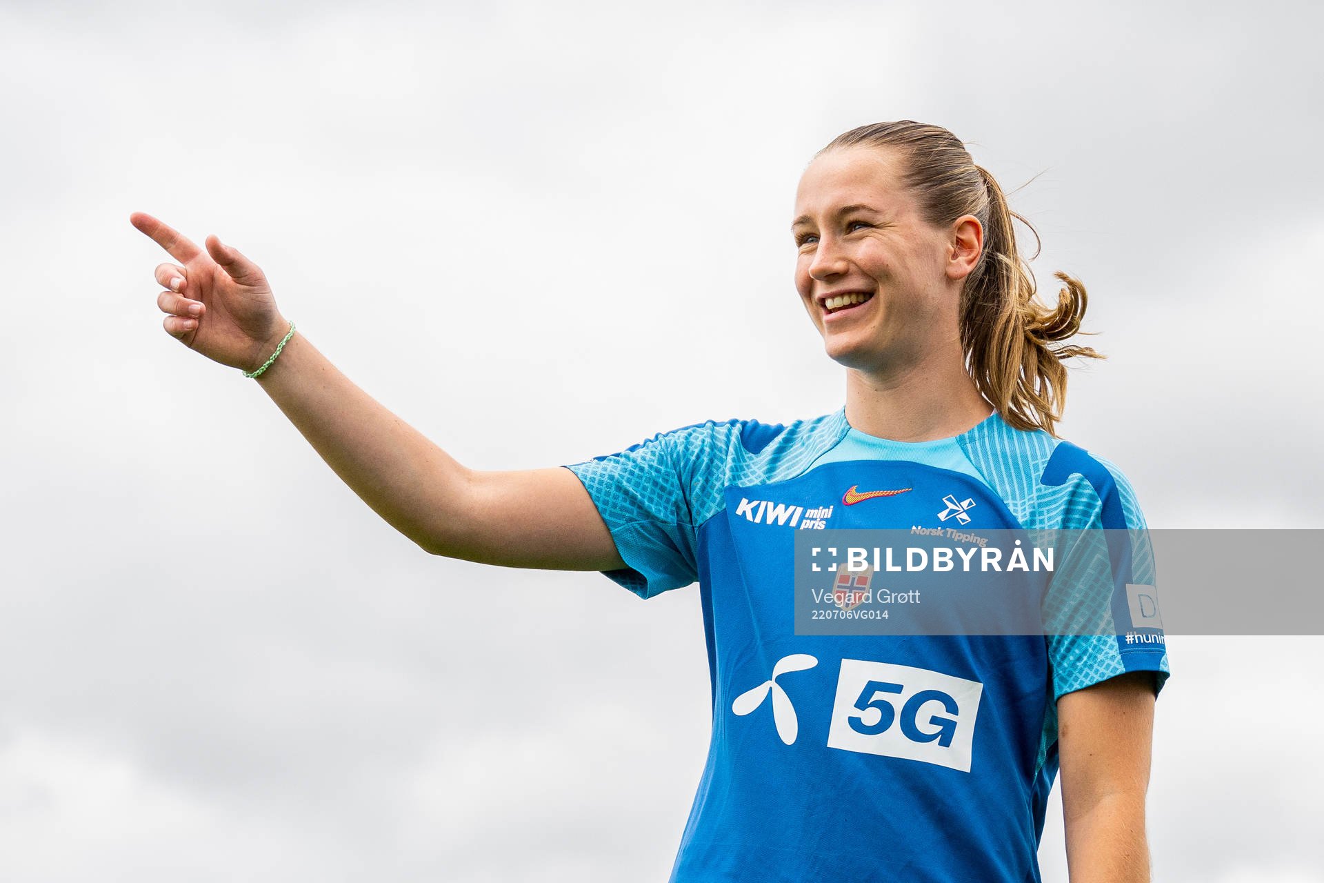 Elisabeth Terland of the Norwegian national football team