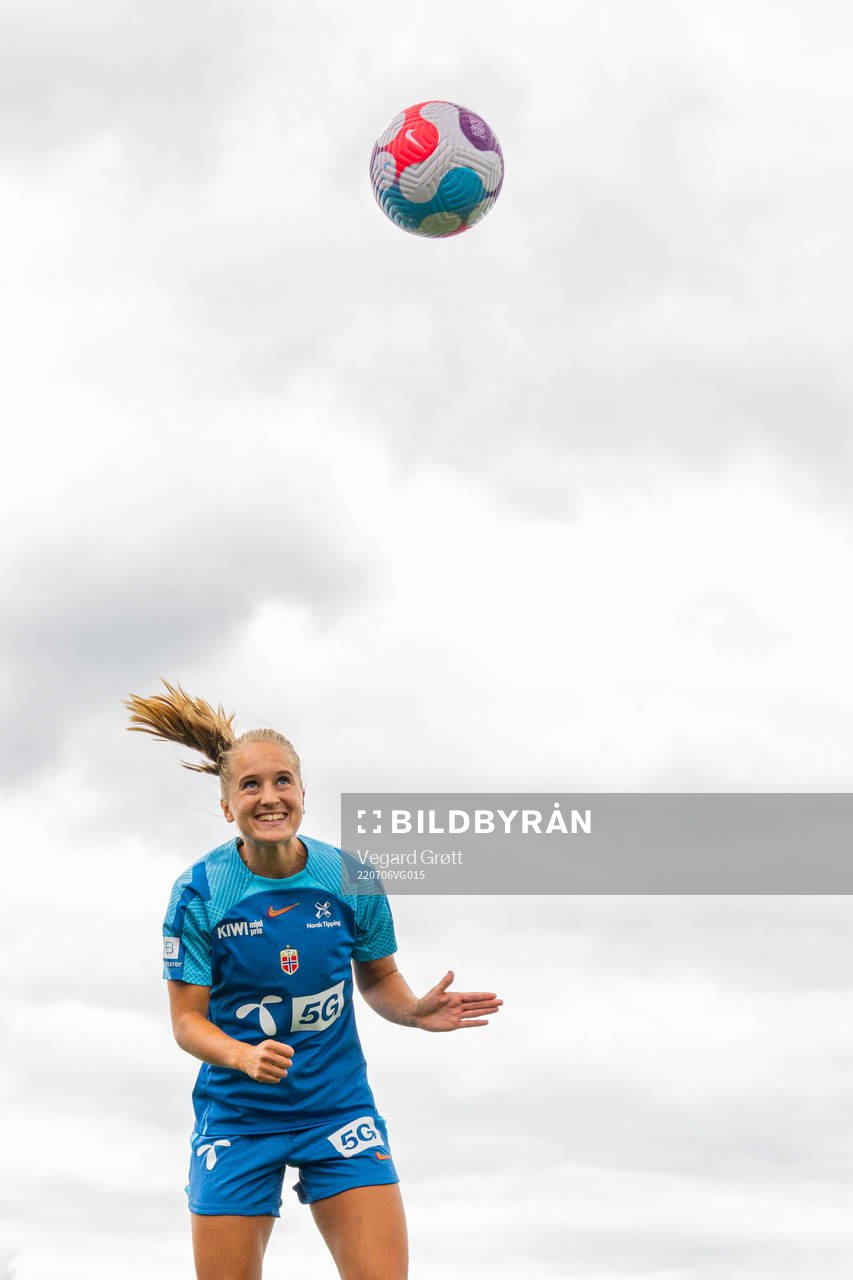 Amalie Eikeland of the Norwegian national football team at