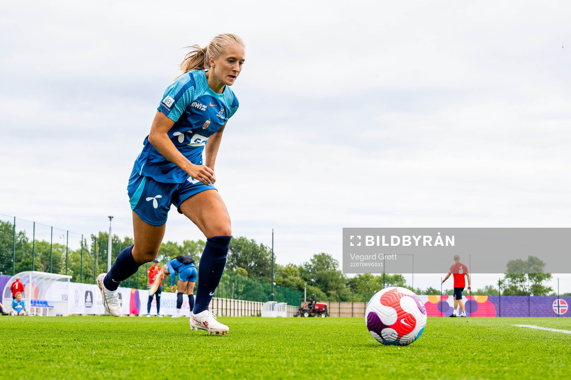 Amalie Eikeland of the Norwegian national football team at
