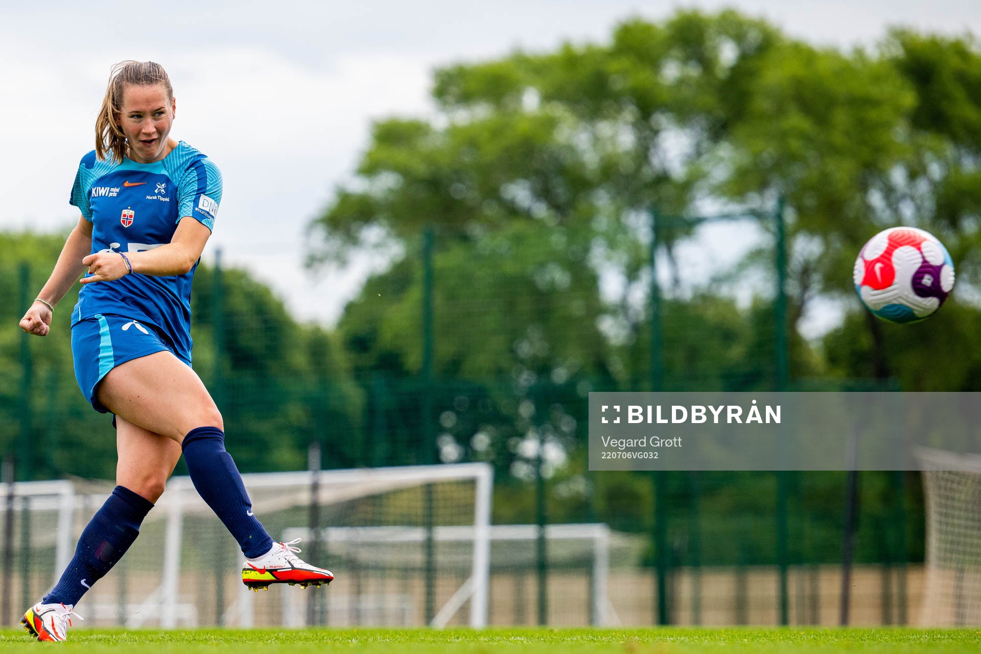 Elisabeth Terland of the Norwegian national football team