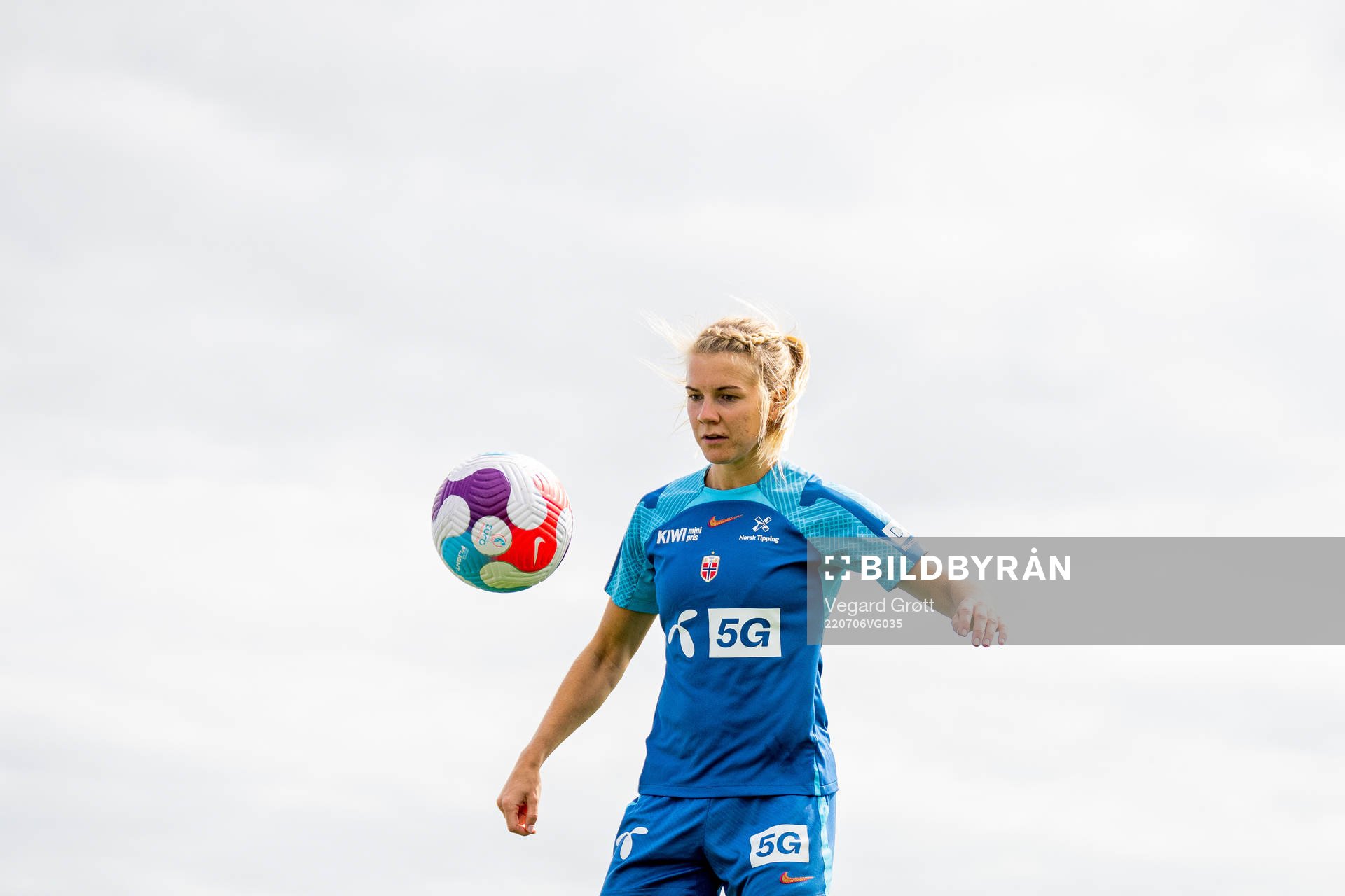 Ada Hegerberg of the Norwegian national football team at a