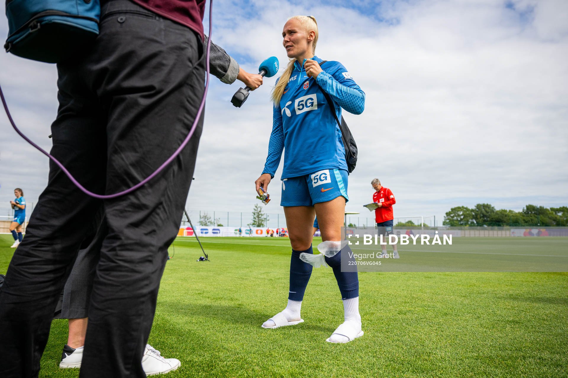 Maria Thorisdottir of the Norwegian national football team