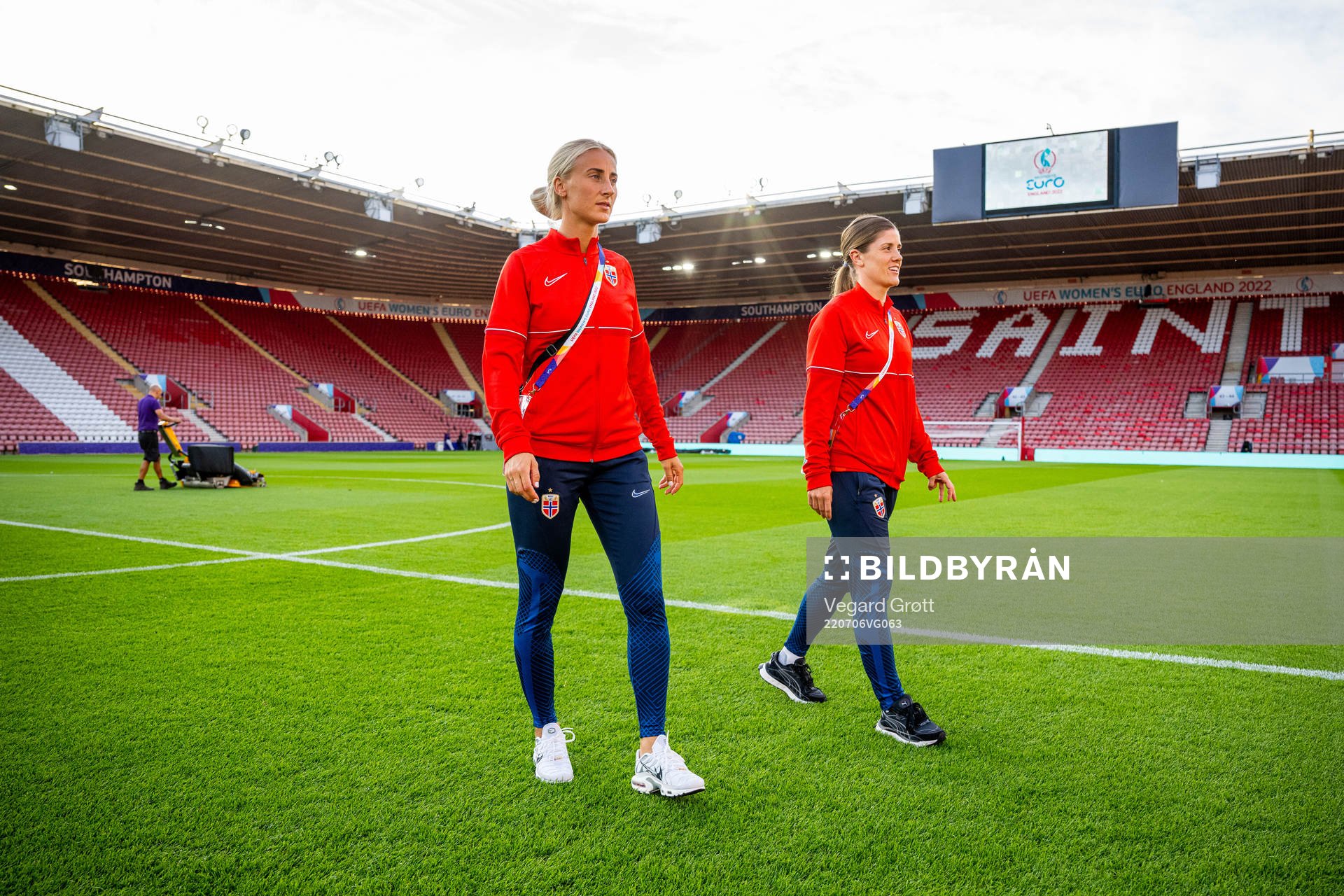 Anja Sønstevold and Maren Mjelde of the Norwegian national