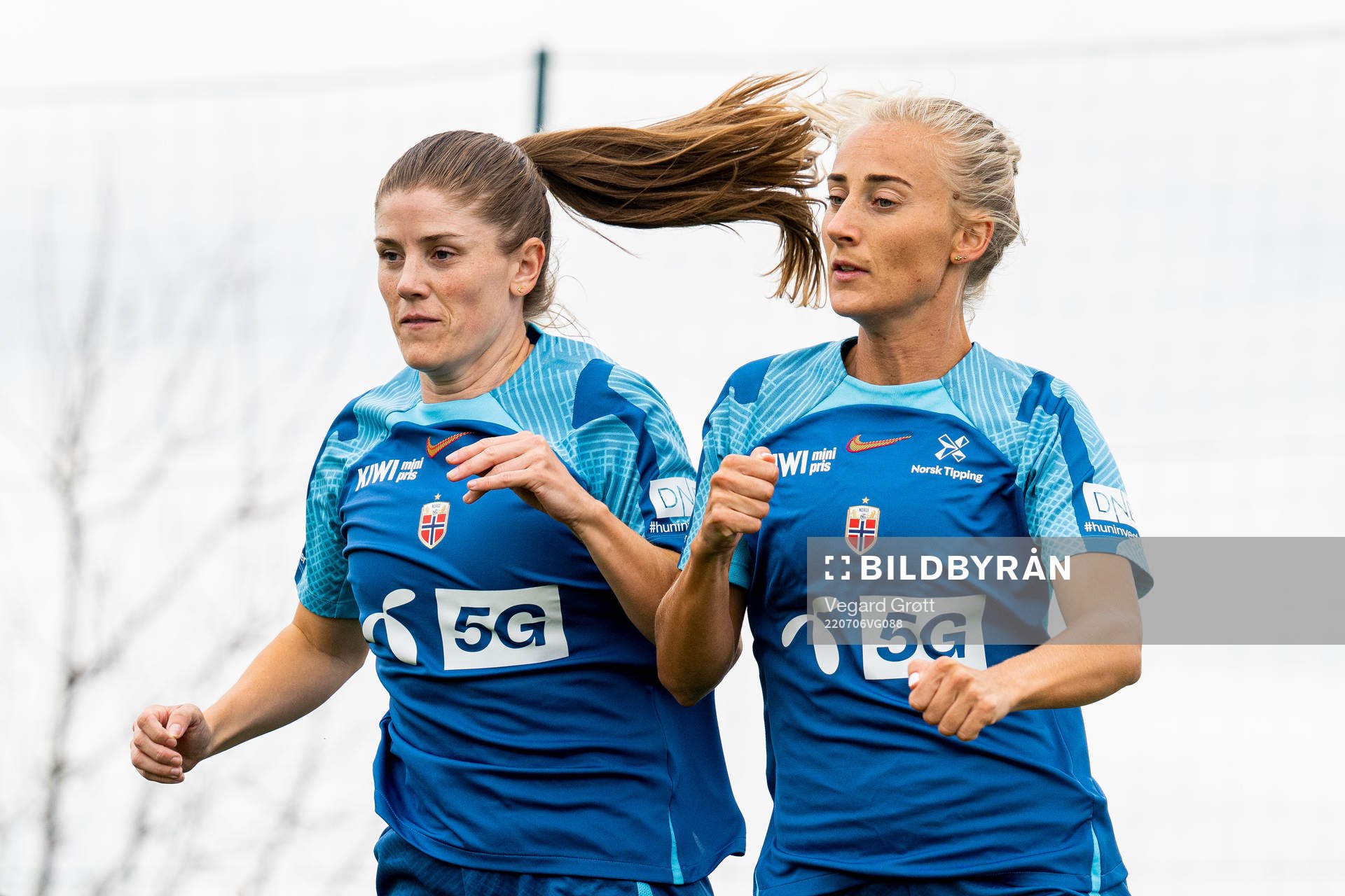 Maren Mjelde and Anja Sønstevold of the Norwegian national